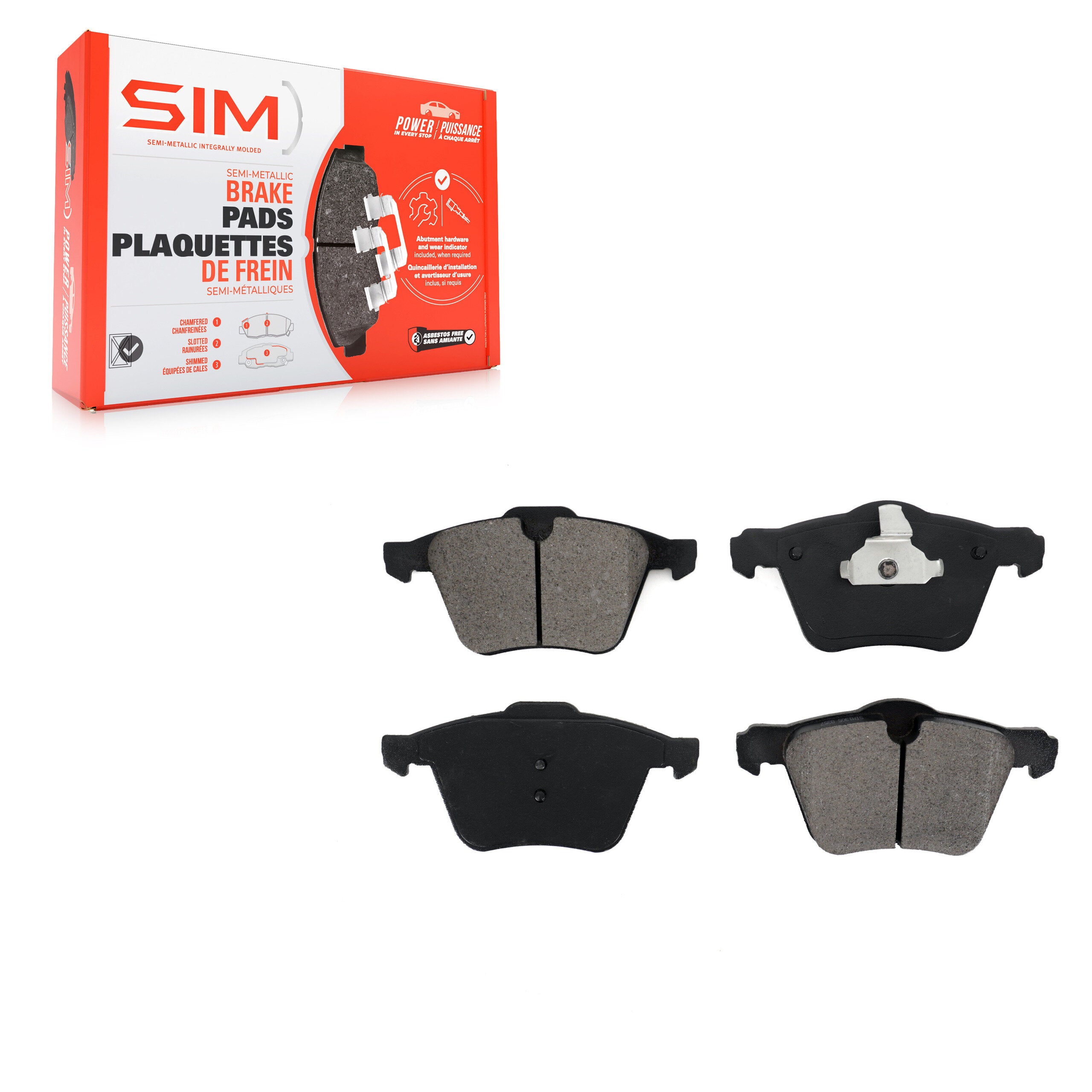 AmeriBRAKES_Semi-Metallic Brake Pads_SIM-1305