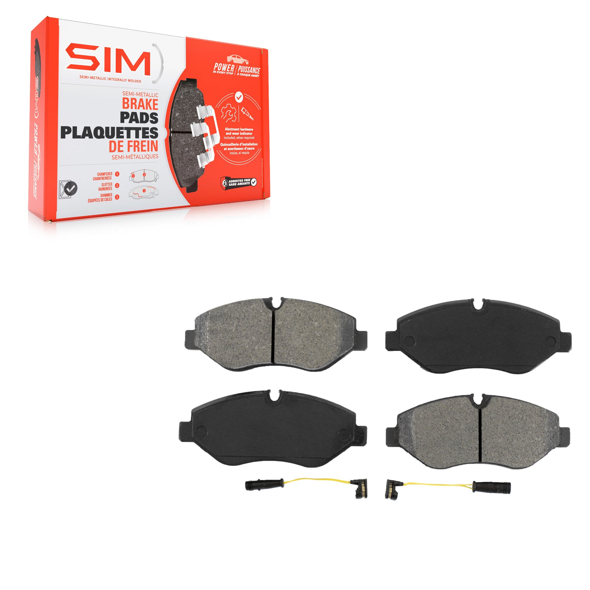 SIM SIM-1316A Disc Brake Pad for 2007-2023 Mercedes-Benz Metris product image