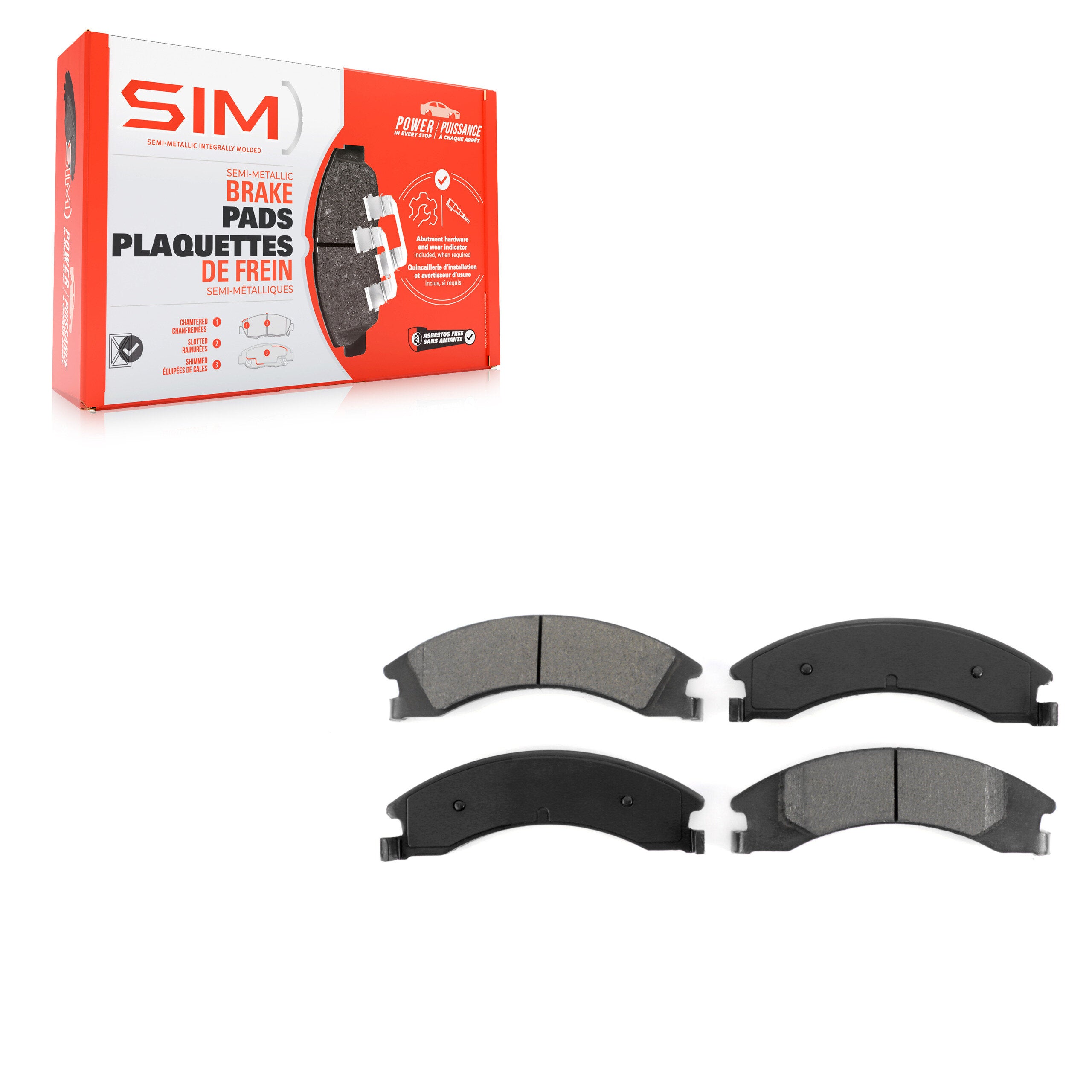 SIM SIM-1329 Disc Brake Pad for 2008-2023 Ford E-350 Super Duty product image