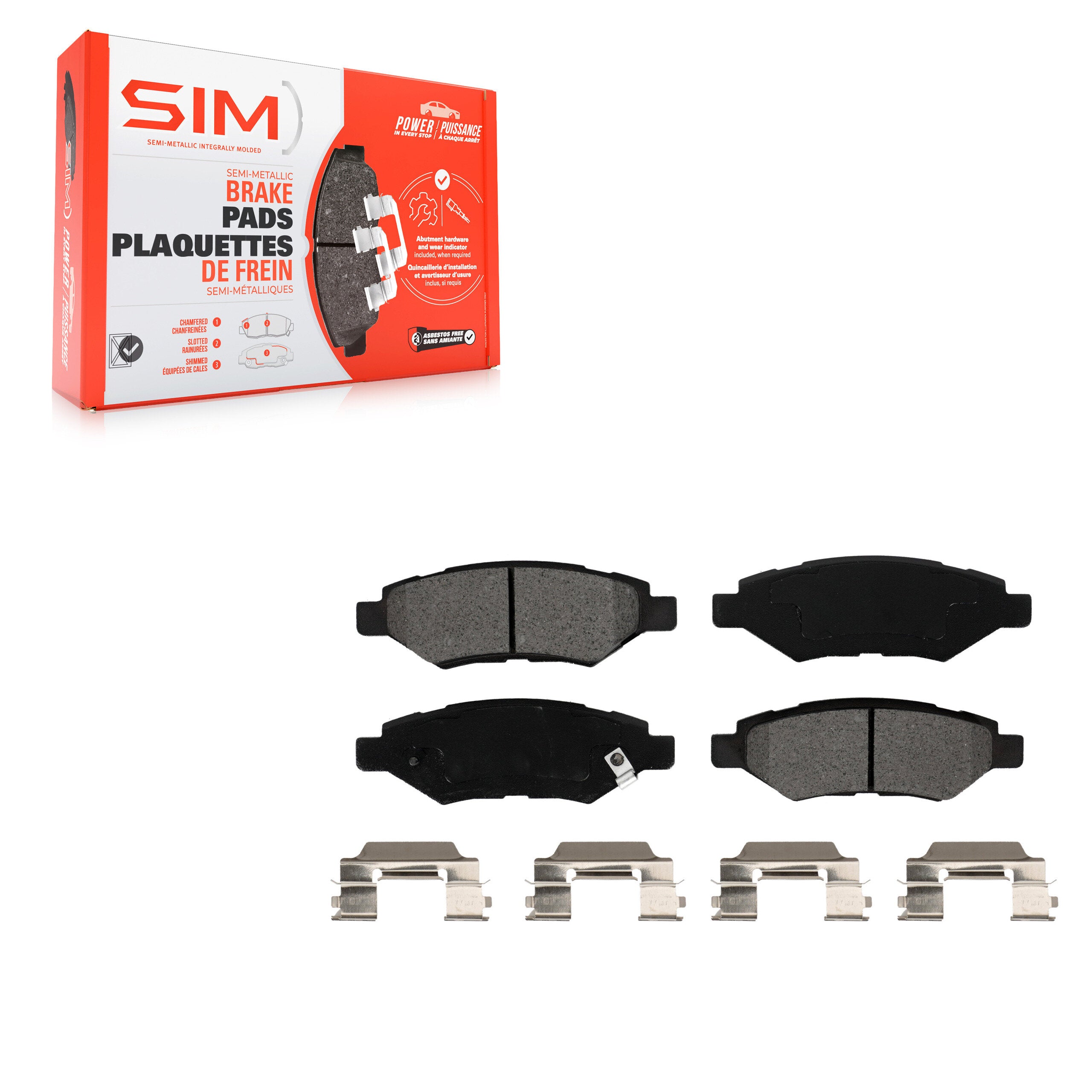 SIM SIM-1337 Disc Brake Pad for 2008-2016 Cadillac CTS product image