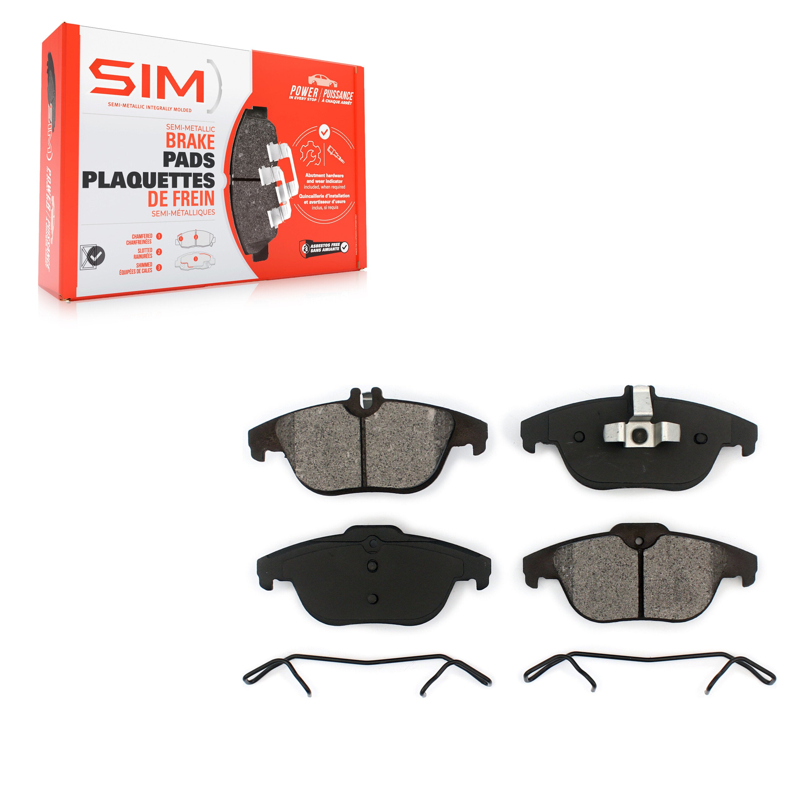 SIM SIM-1341 Disc Brake Pad for 2008-2017 Mercedes-Benz E400 product image