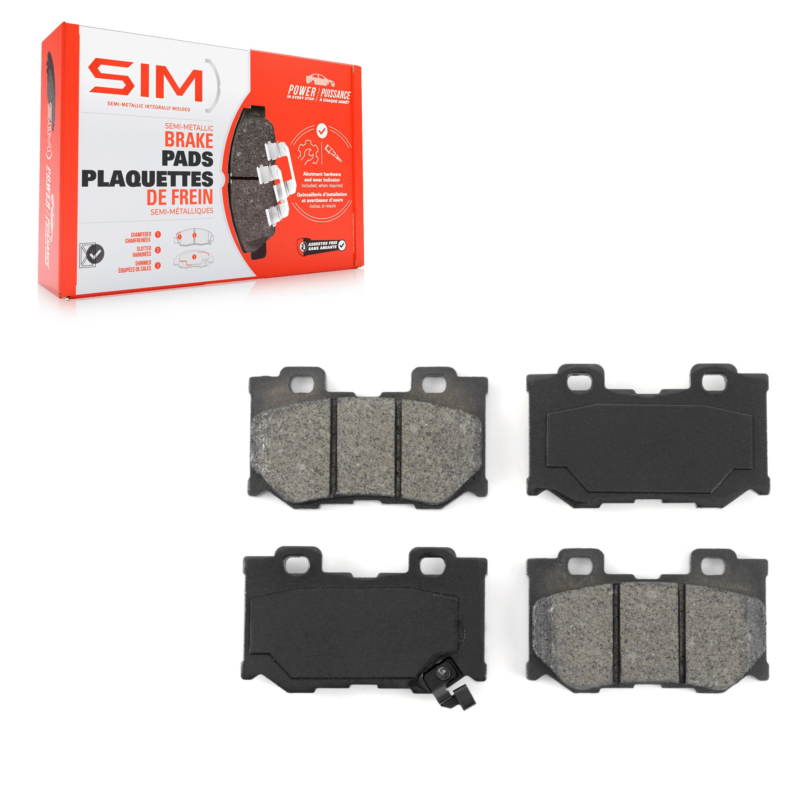 SIM SIM-1347 Disc Brake Pad for 2008-2024 Nissan Z product image