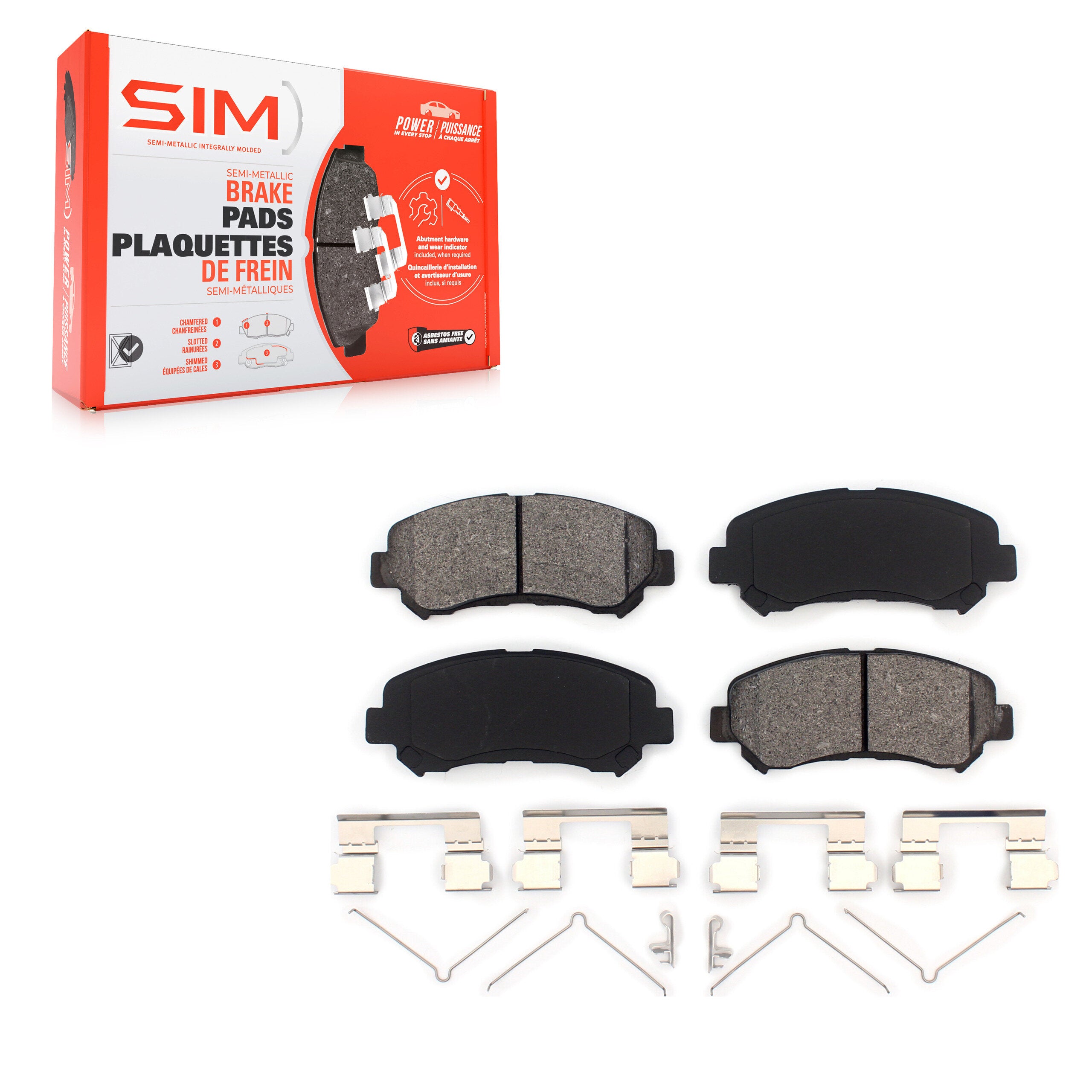 SIM SIM-1374 Disc Brake Pad for 2007-2022 Nissan Juke product image