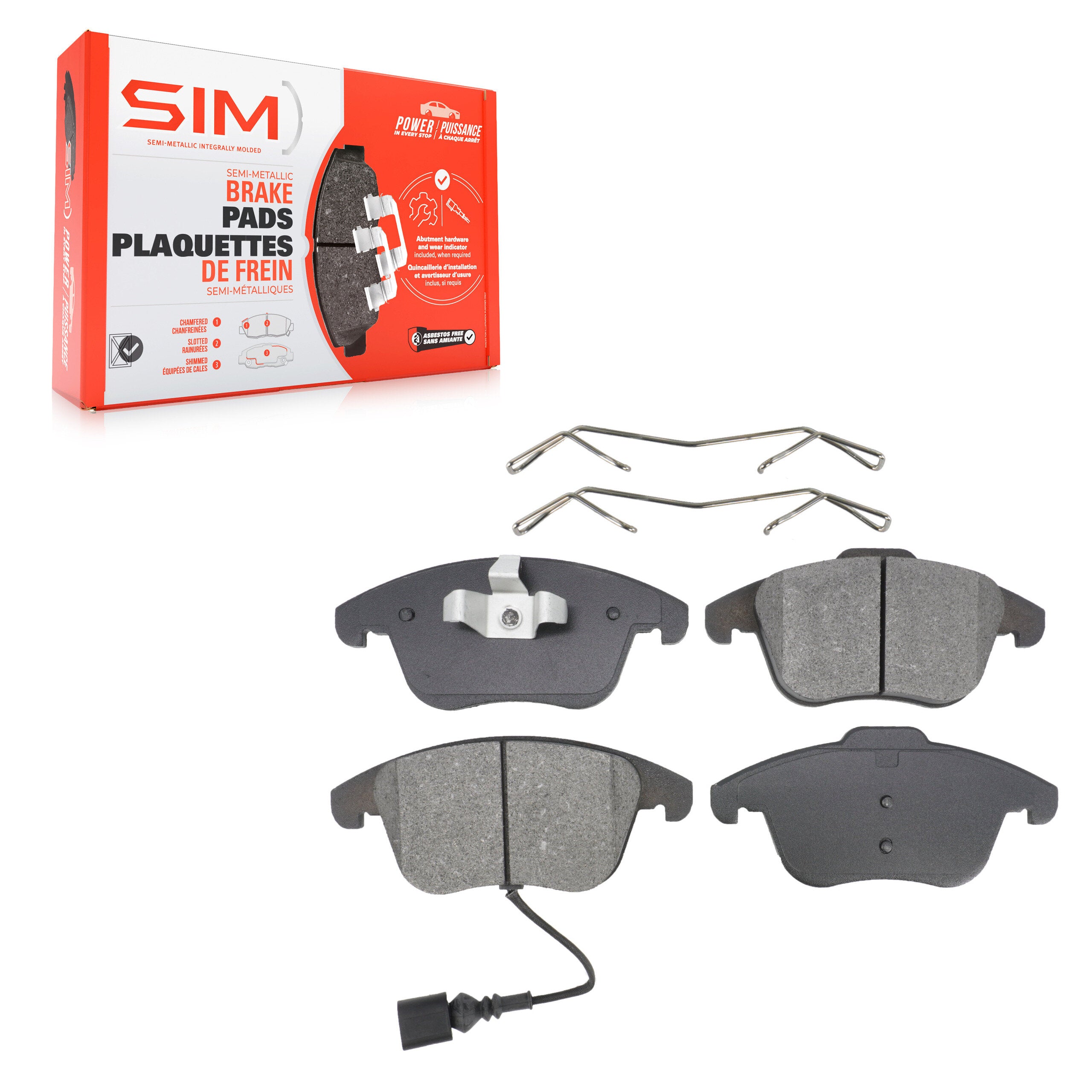 SIM SIM-1375 Disc Brake Pad for 2009-2020 Volkswagen Tiguan Limited product image