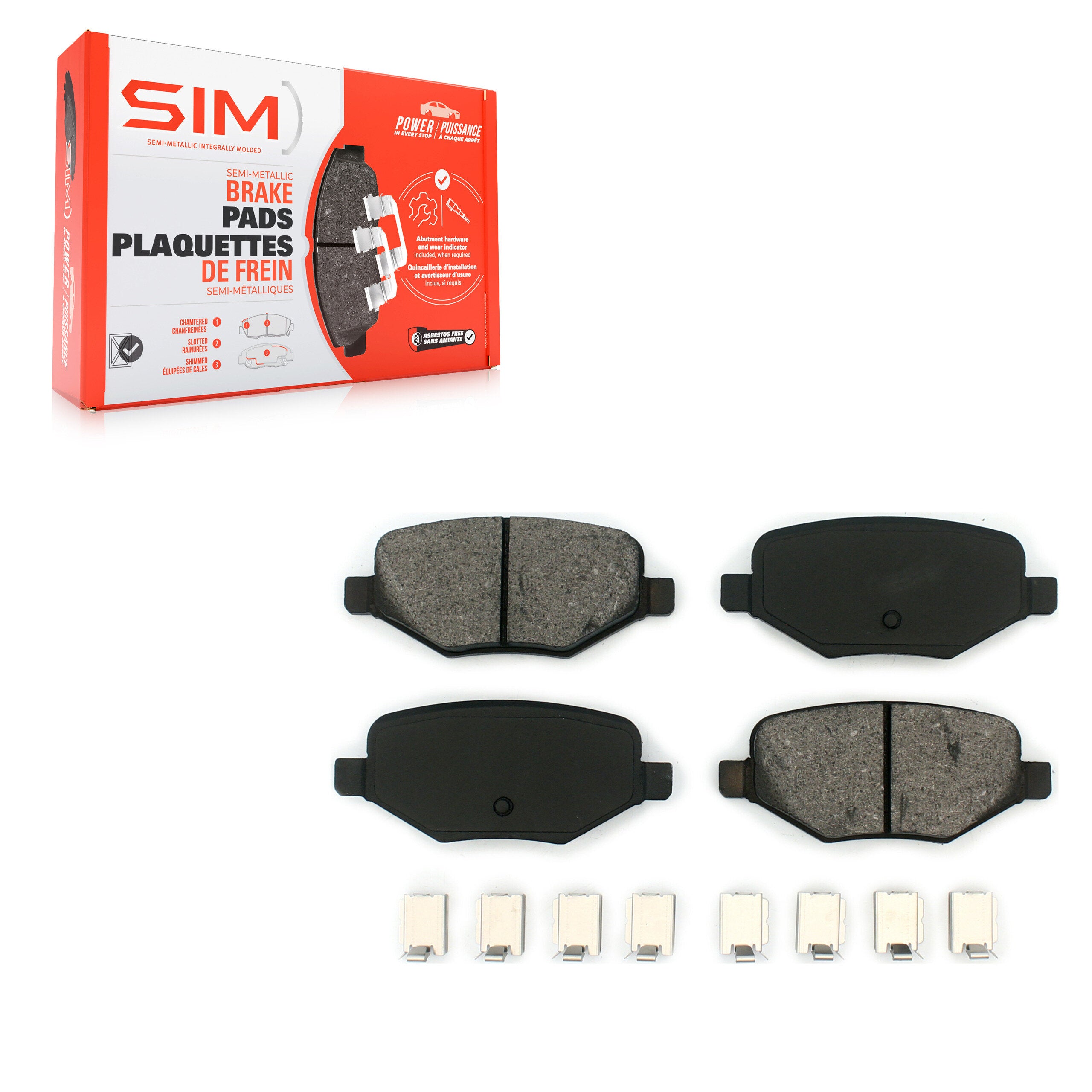 SIM SIM-1377 Disc Brake Pad for 2009-2019 Ford Taurus product image