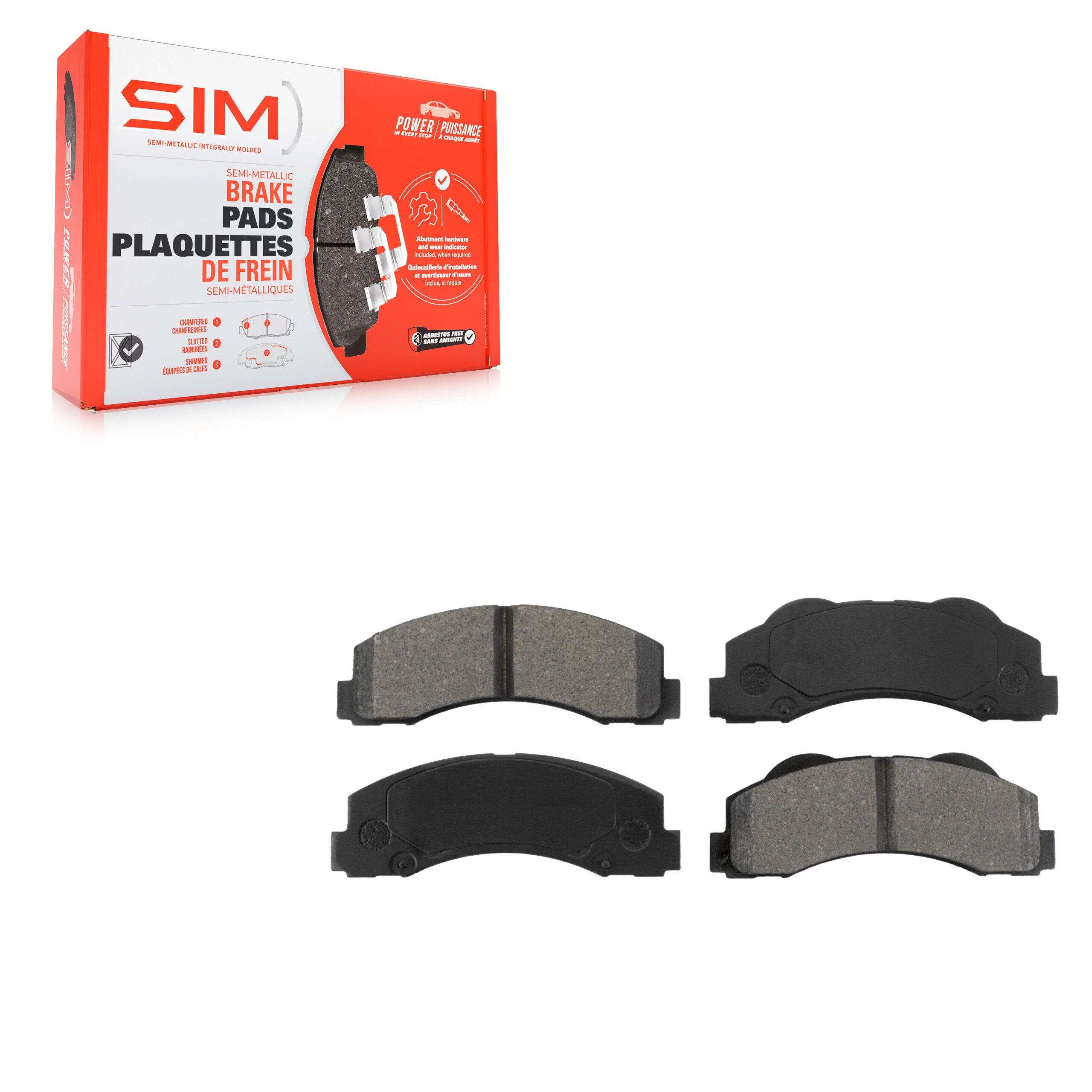 SIM SIM-1414 Disc Brake Pad for 2010-2017 Ford Expedition product image