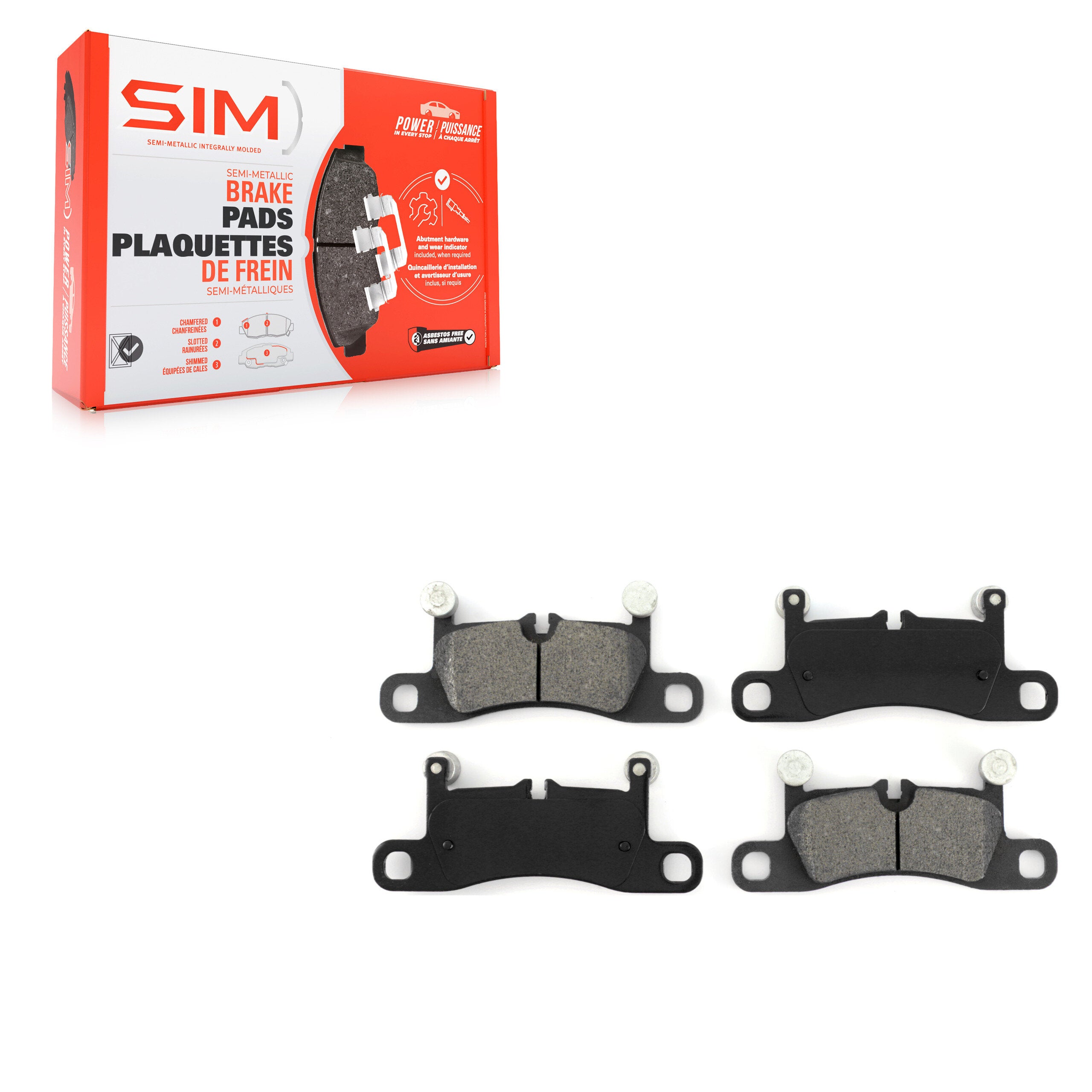 SIM SIM-1453 Disc Brake Pad for 2011-2018 Porsche Cayenne product image