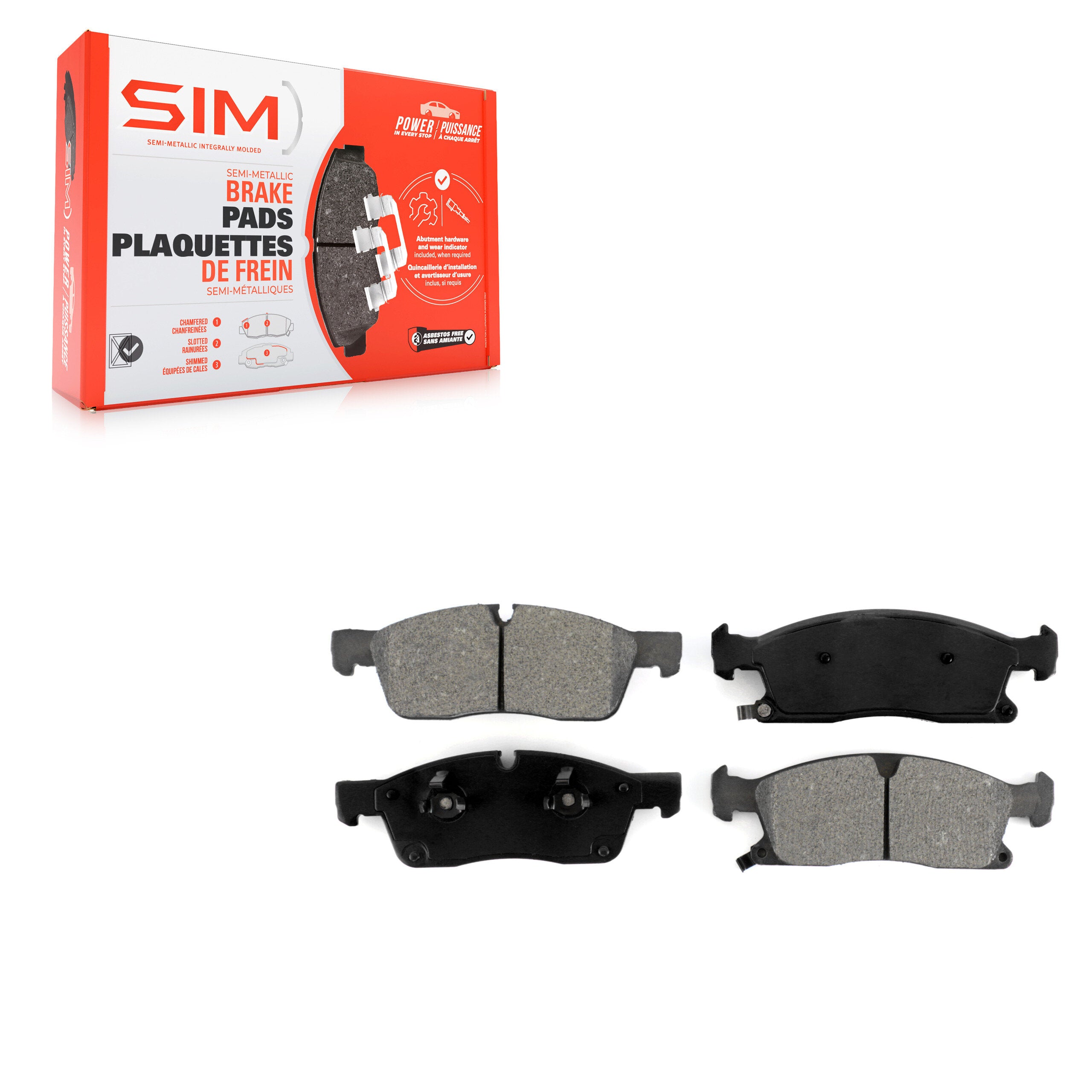 SIM SIM-1455 Disc Brake Pad for 2011-2024 Dodge Durango product image