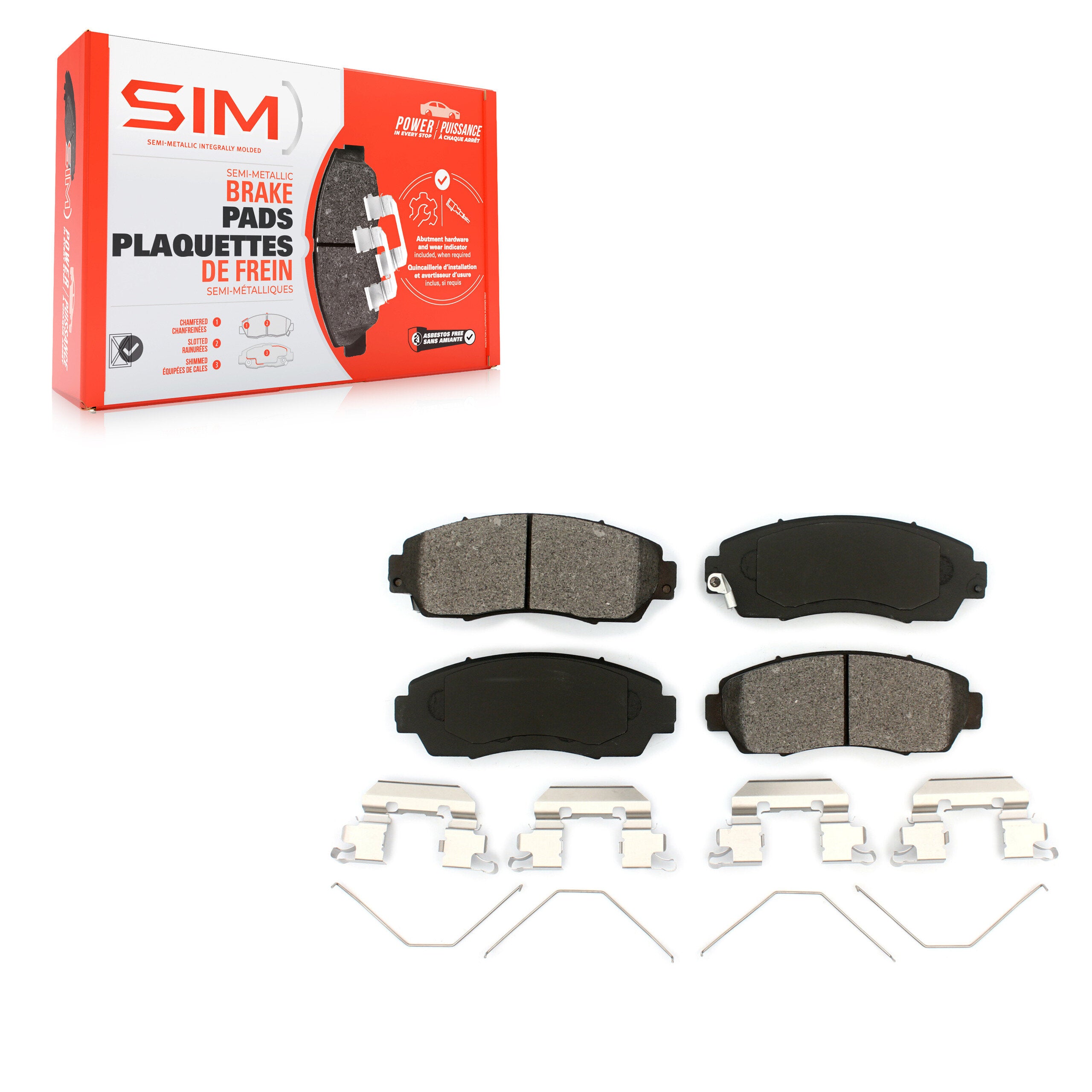 SIM SIM-1521 Disc Brake Pad for 2011-2025 Acura TLX product image