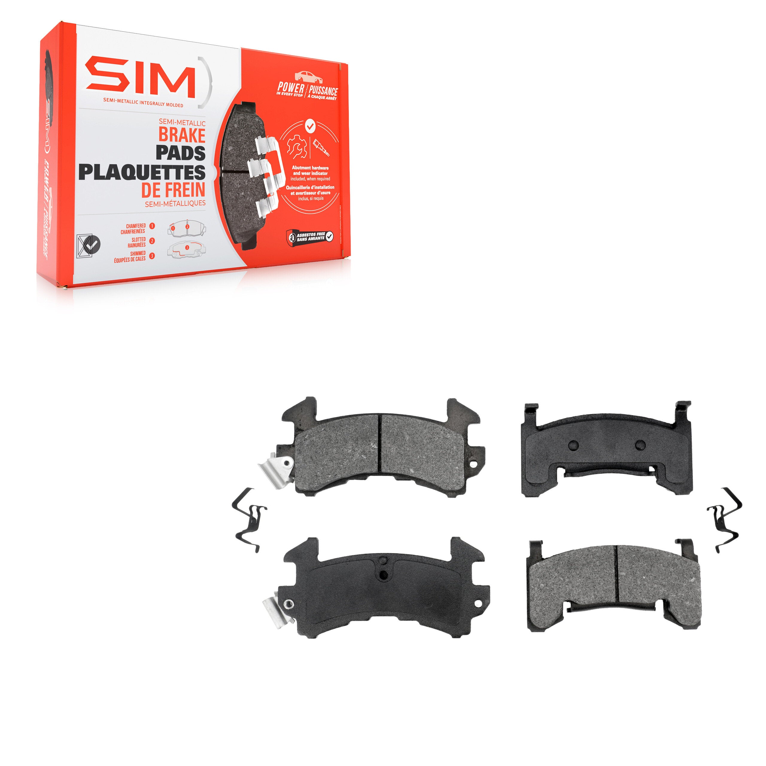 SIM SIM-154 Disc Brake Pad for 1980-2002 Chevrolet S10 product image