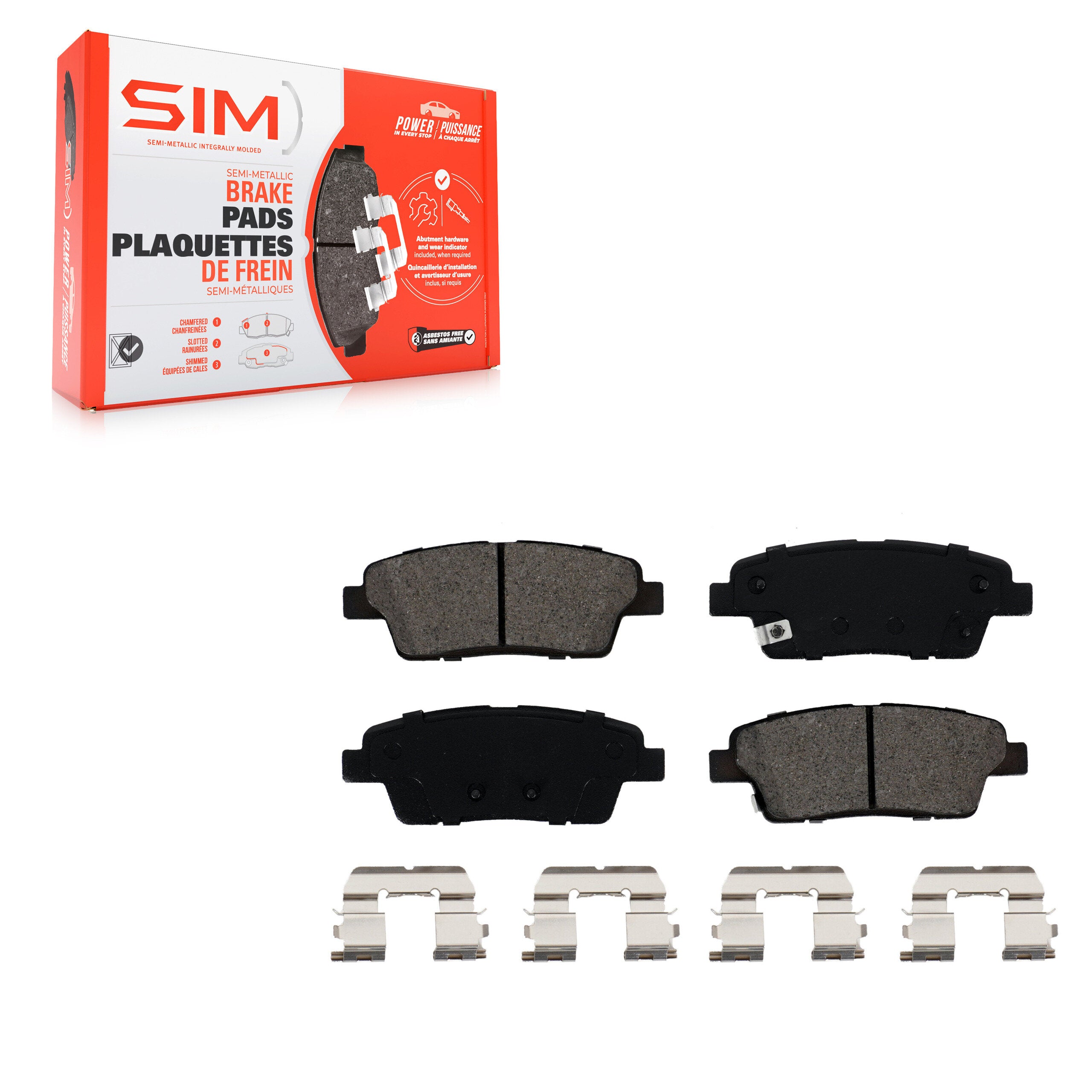 SIM SIM-1551 Disc Brake Pad for 2010-2017 Genesis G80 product image