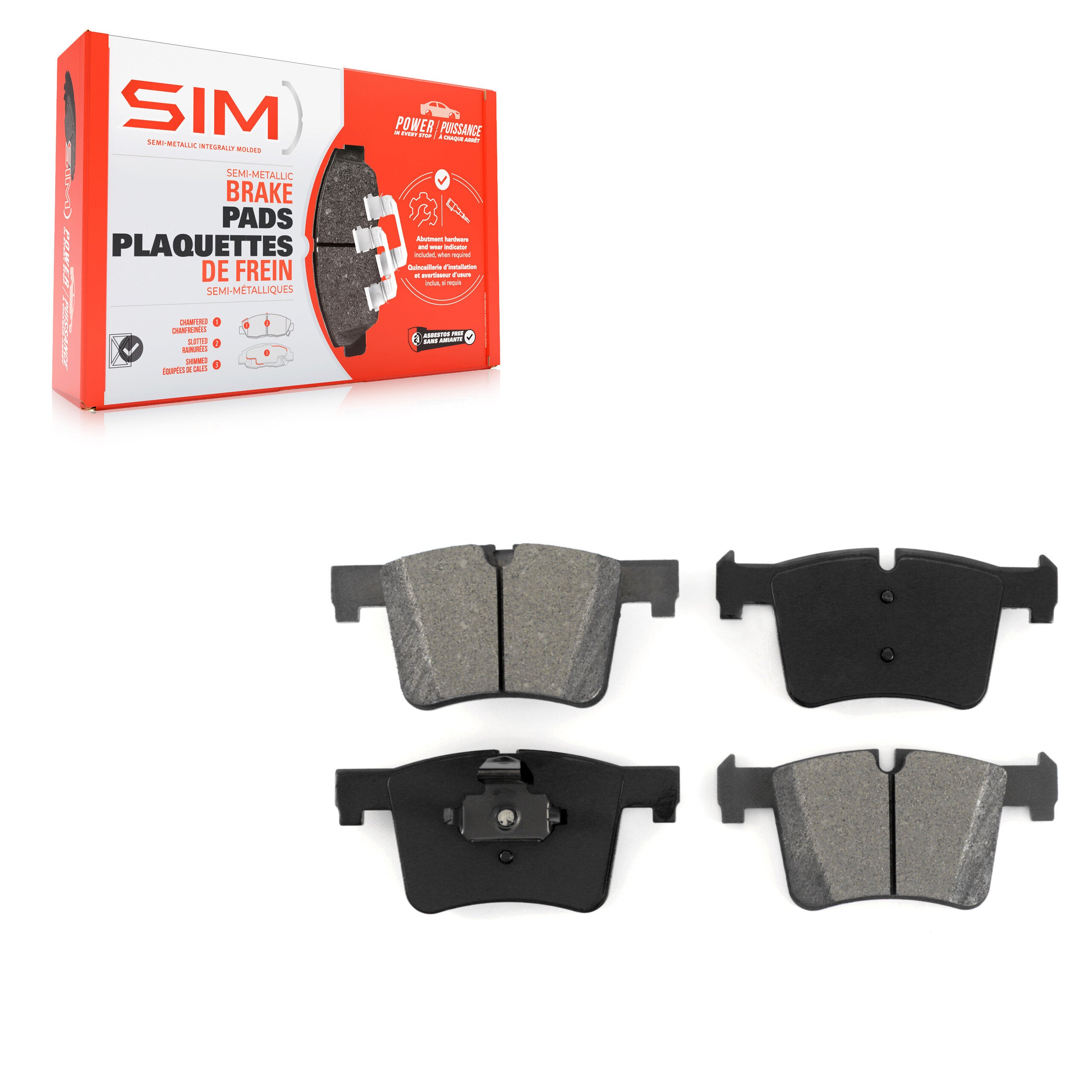 SIM SIM-1561 Disc Brake Pad for 2011-2021 BMW 230i product image