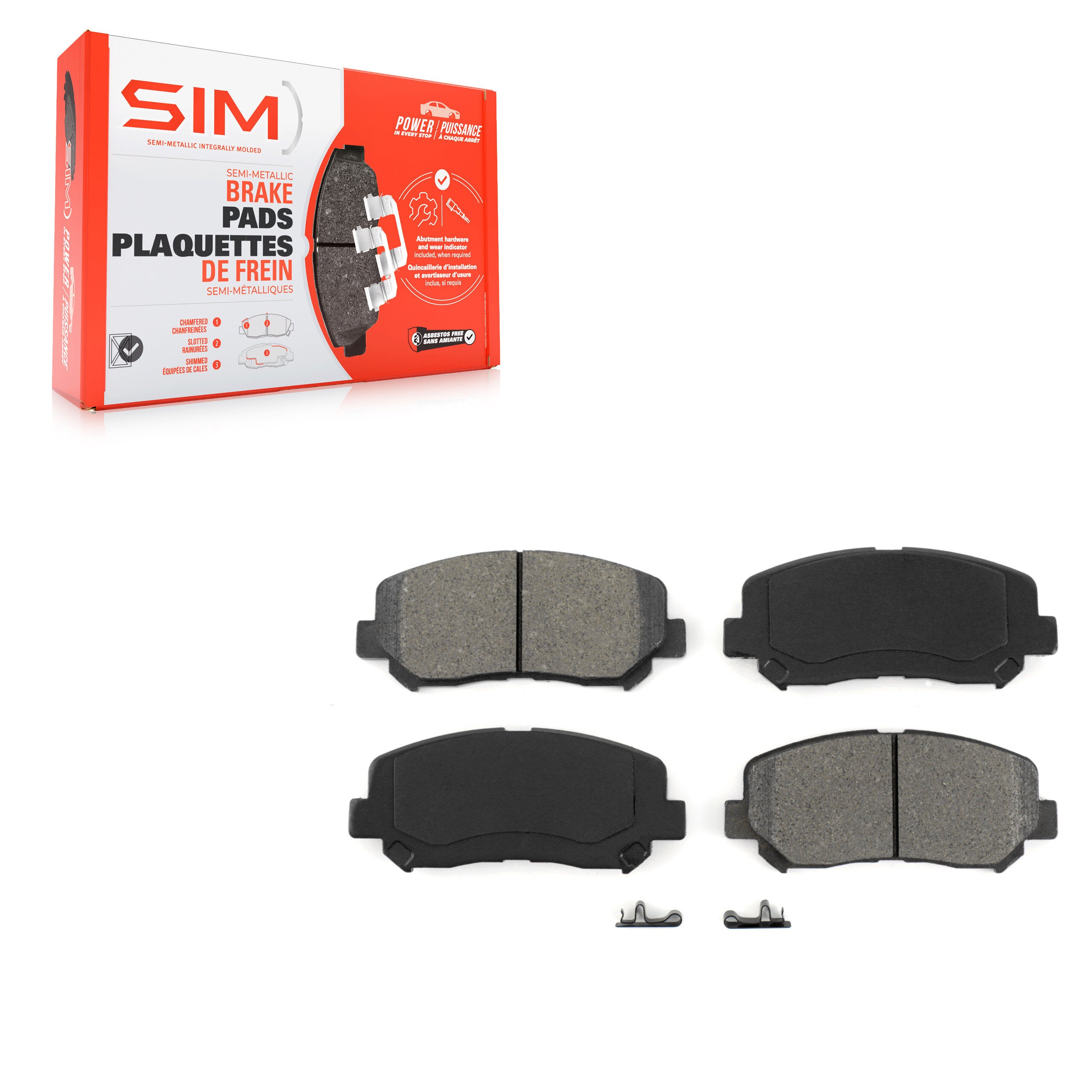 SIM SIM-1623 Disc Brake Pad for 2013-2024 Mazda CX-5 product image