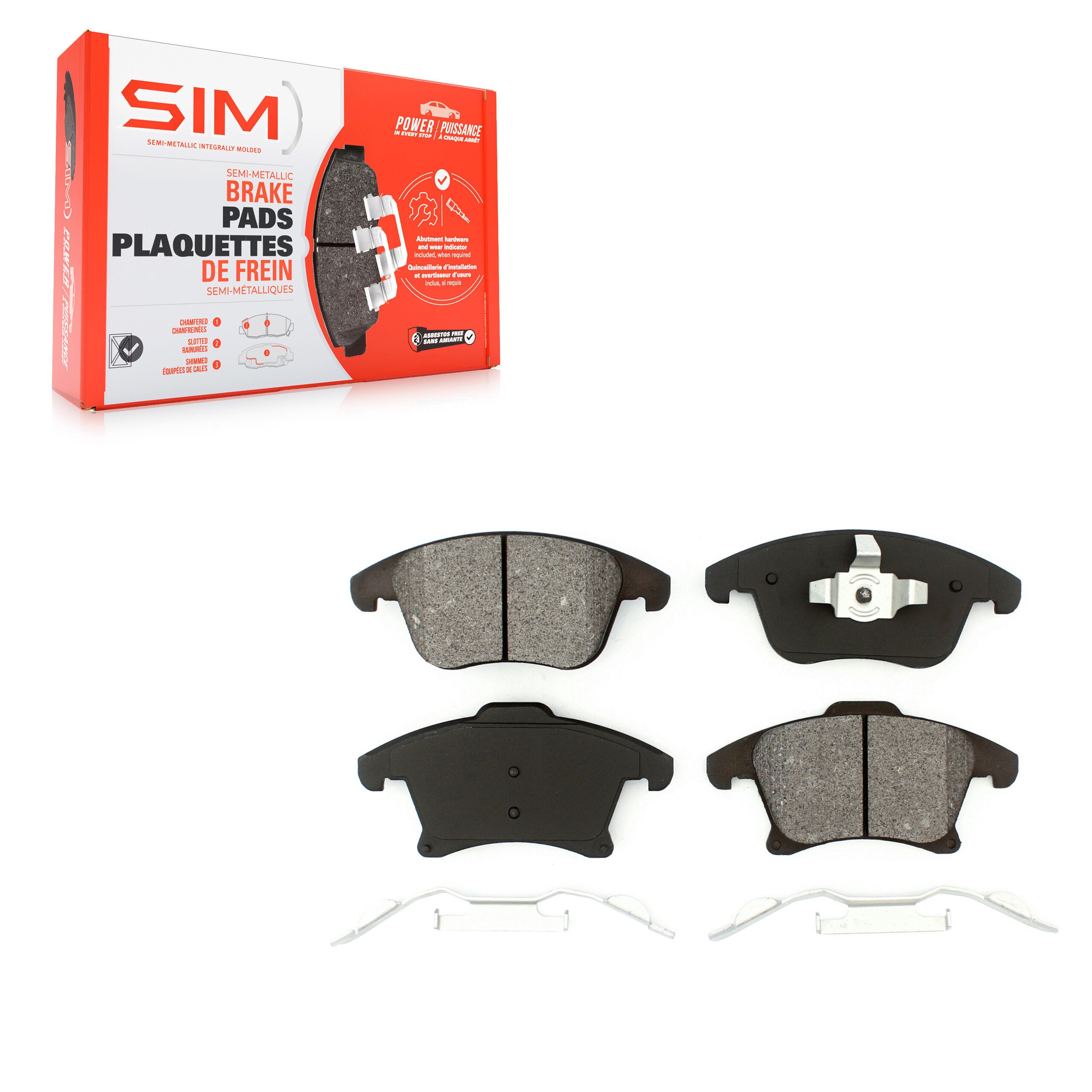 SIM SIM-1653 Disc Brake Pad for 2013-2020 Ford Fusion product image