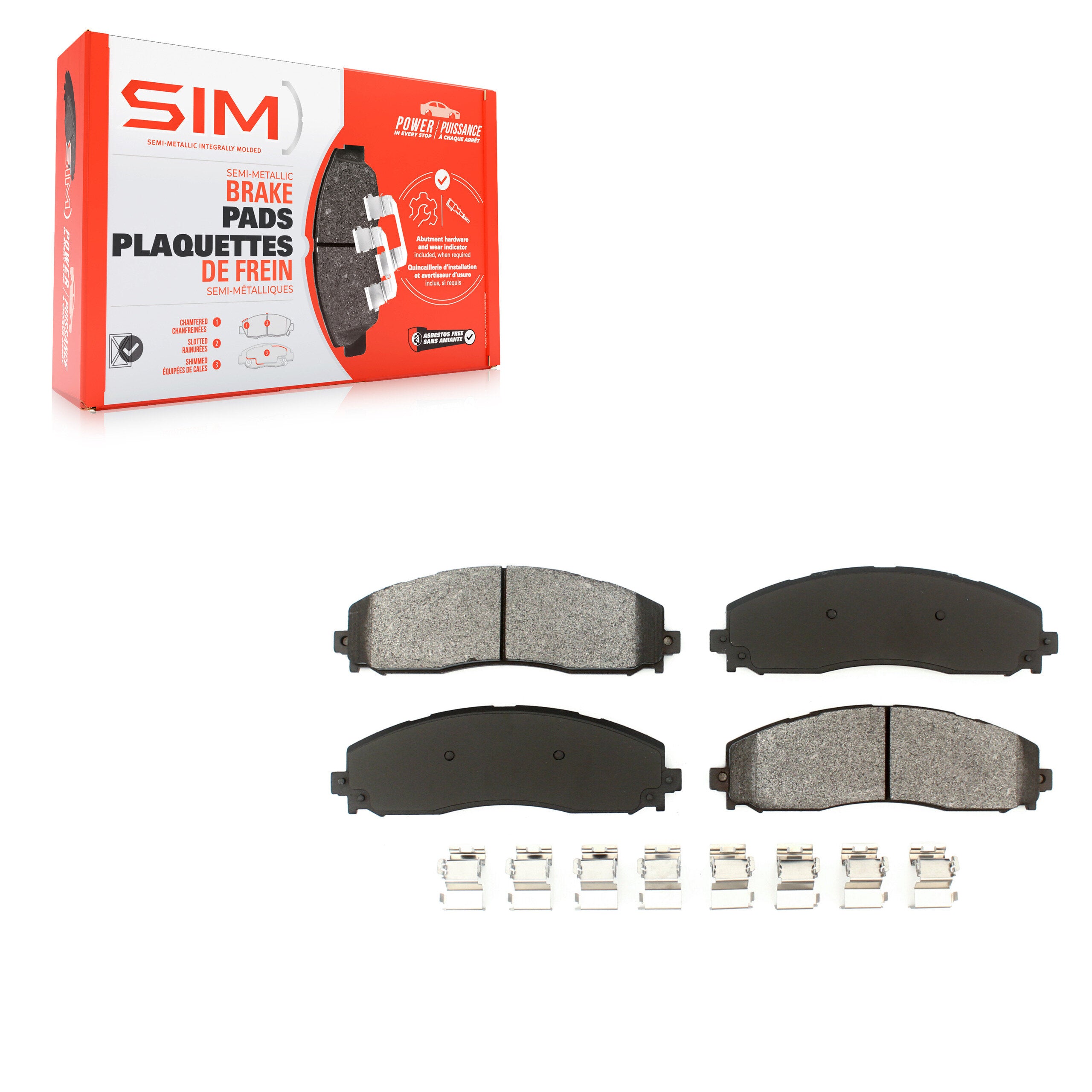 SIM SIM-1691 Disc Brake Pad for 2013-2023 Ford F-250 Super Duty product image