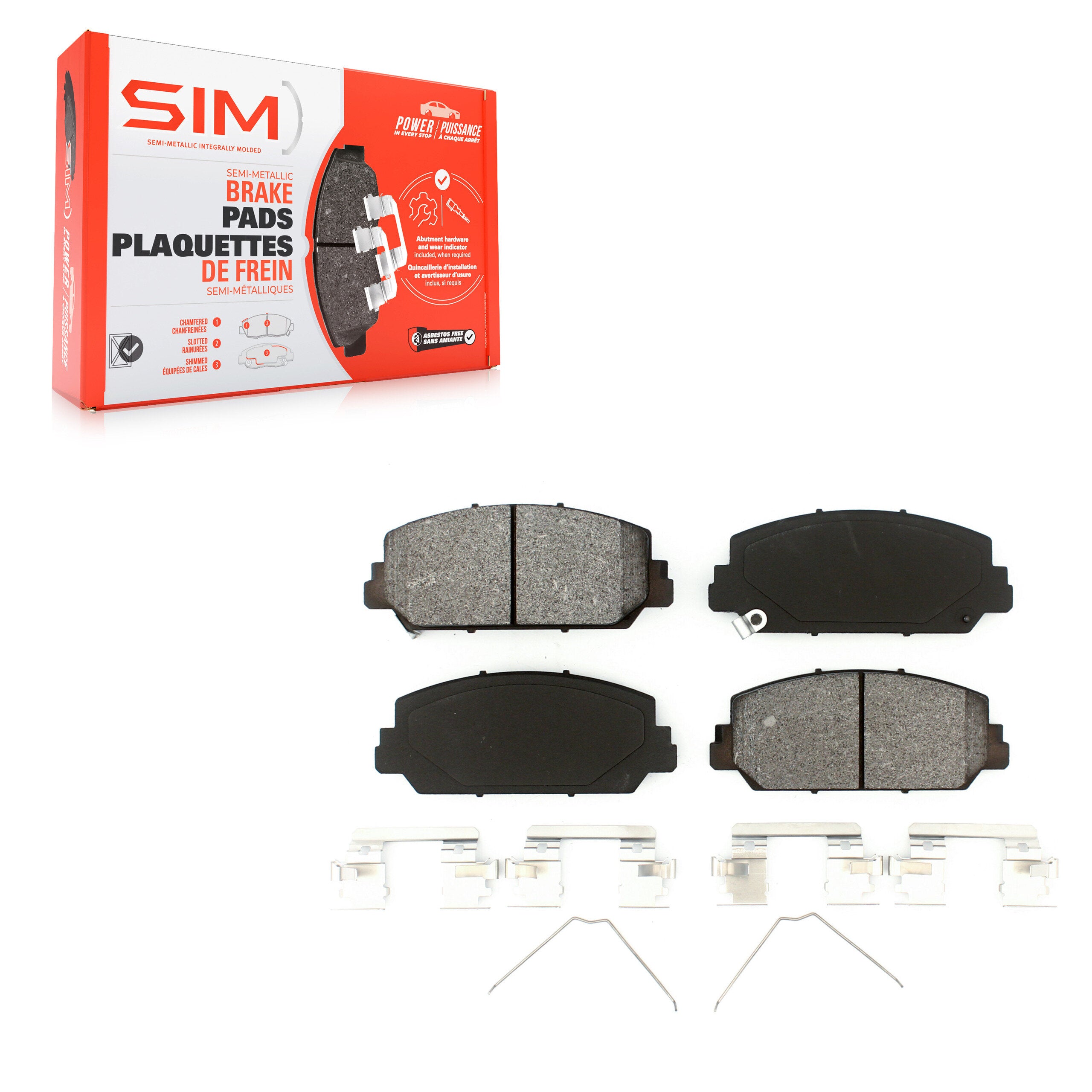 SIM SIM-1697 Disc Brake Pad for 2013-2022 Honda Accord product image