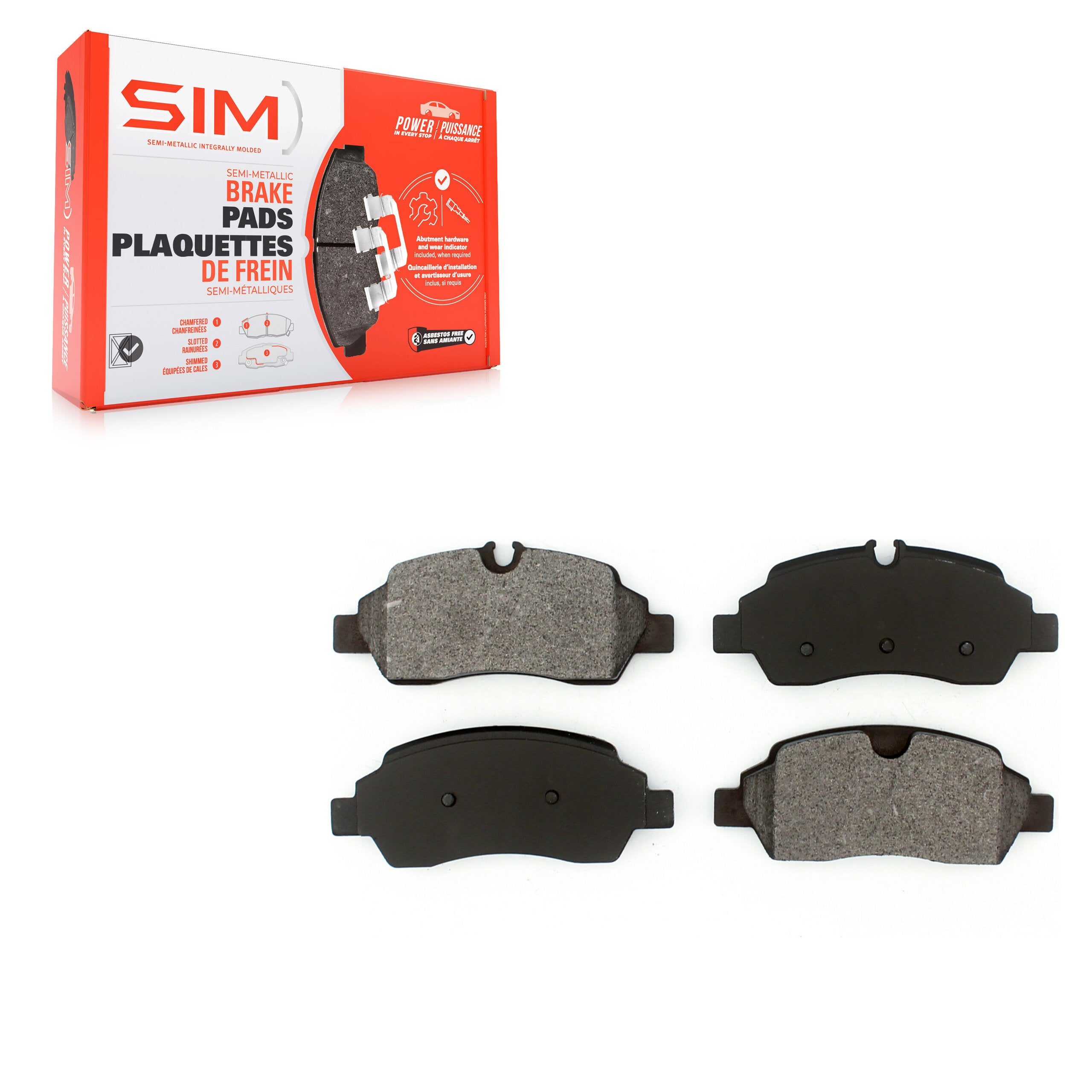 SIM SIM-1775 Disc Brake Pad for 2015-2019 Ford Transit-150 product image
