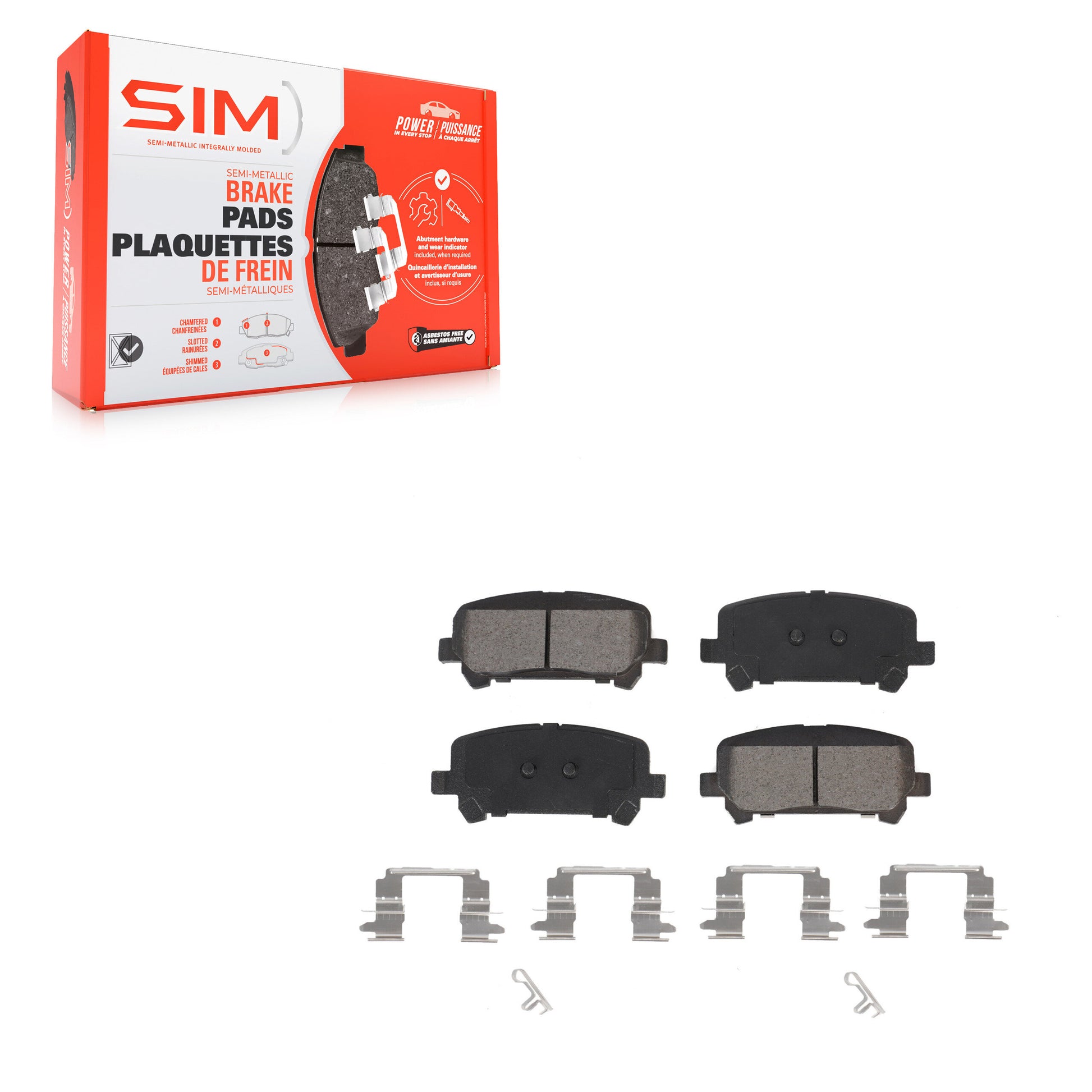 SIM SIM-1806 Disc Brake Pad for 2015-2020 Chevrolet Colorado product image