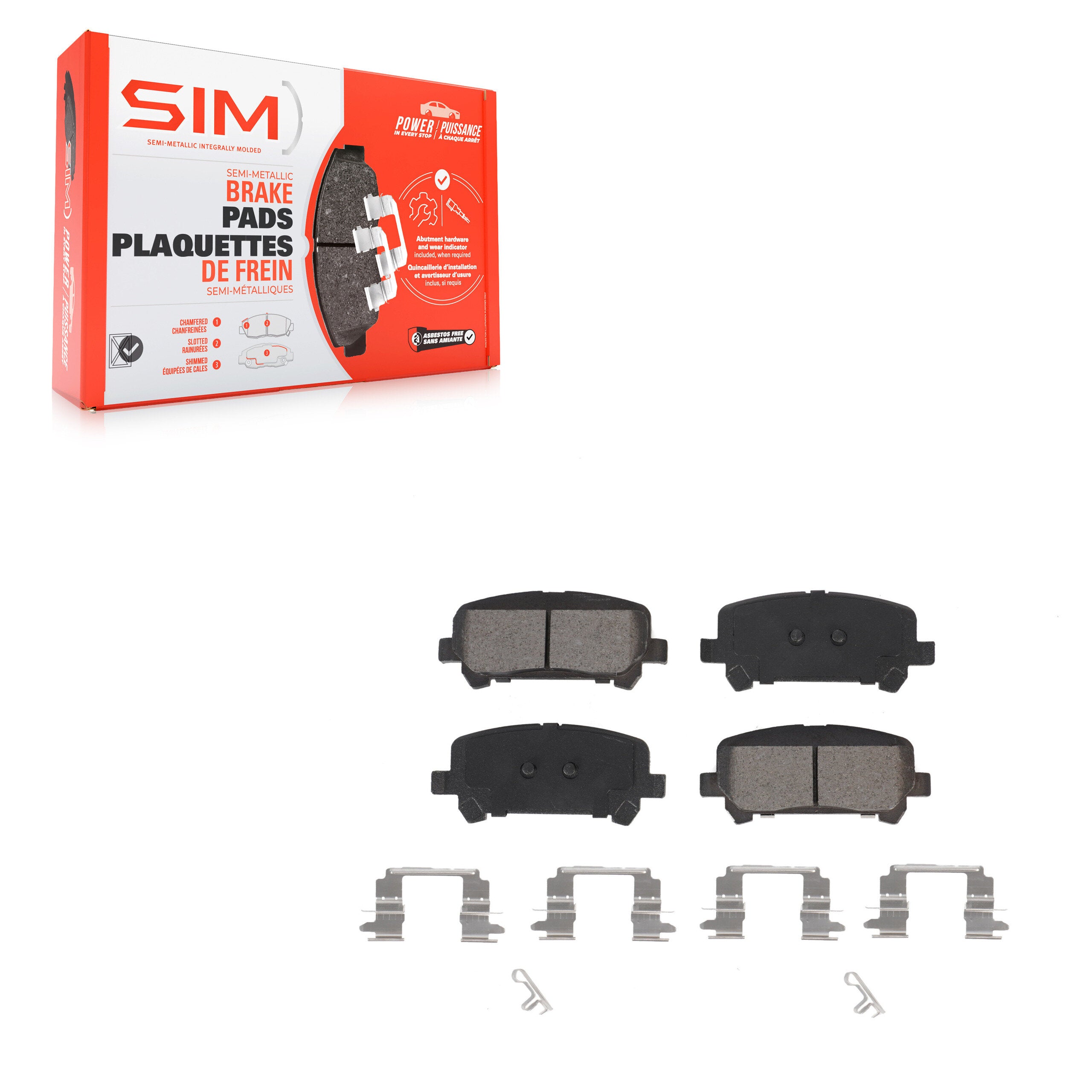 SIM SIM-1806 Disc Brake Pad for 2015-2020 Chevrolet Colorado product image