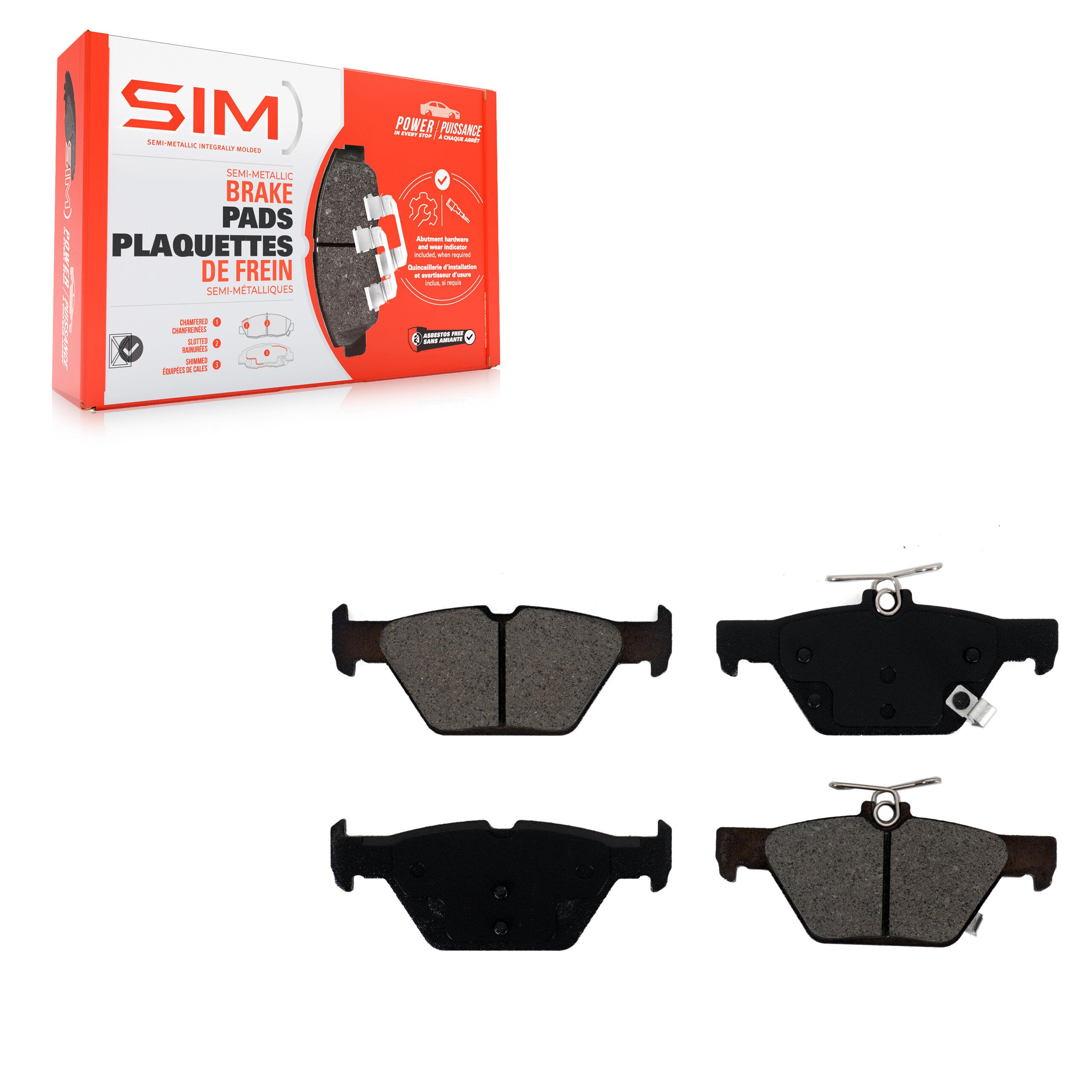 SIM SIM-1808 Disc Brake Pad for 2015-2025 Subaru Crosstrek product image