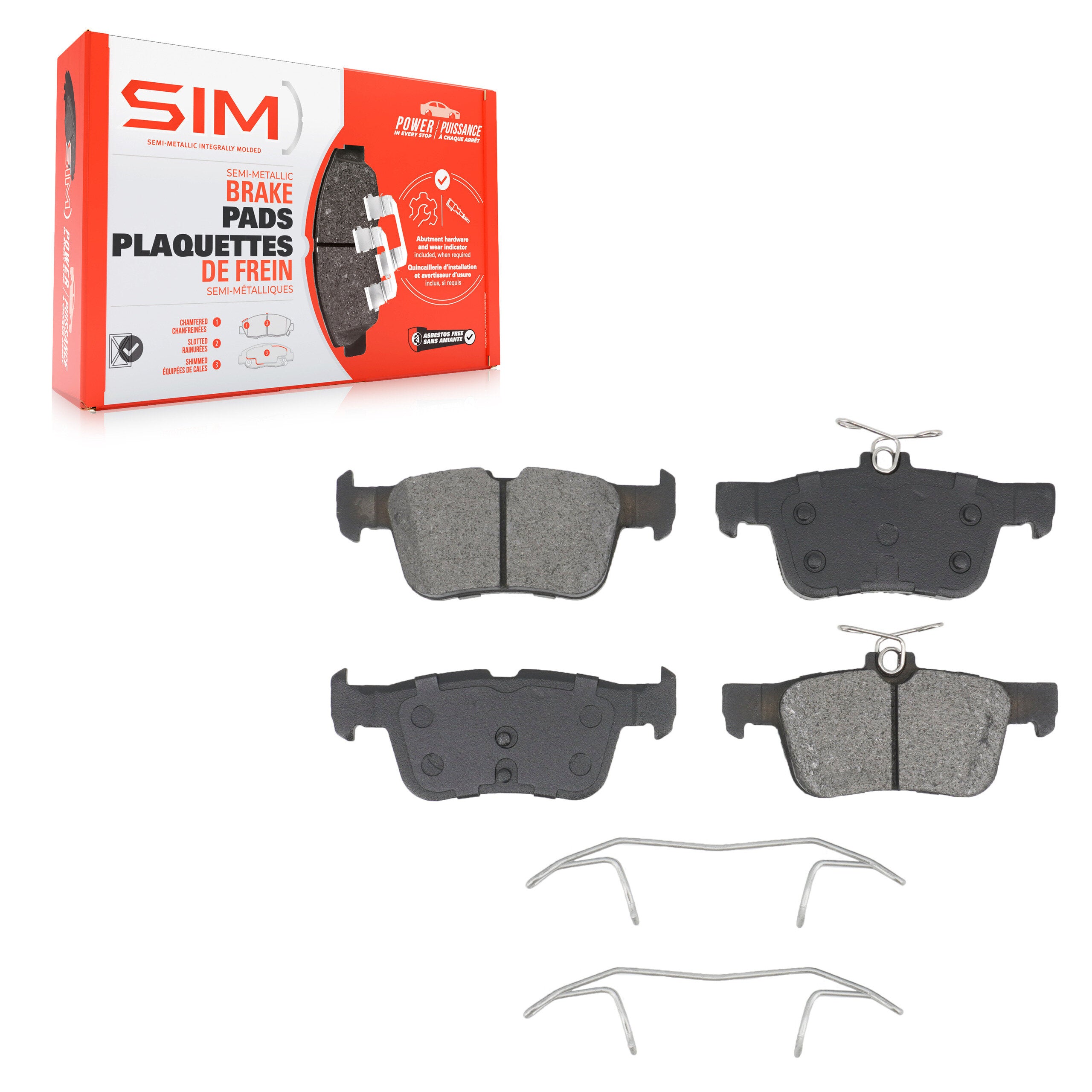 SIM SIM-1833 Disc Brake Pad for 2019-2023 Ford Maverick product image