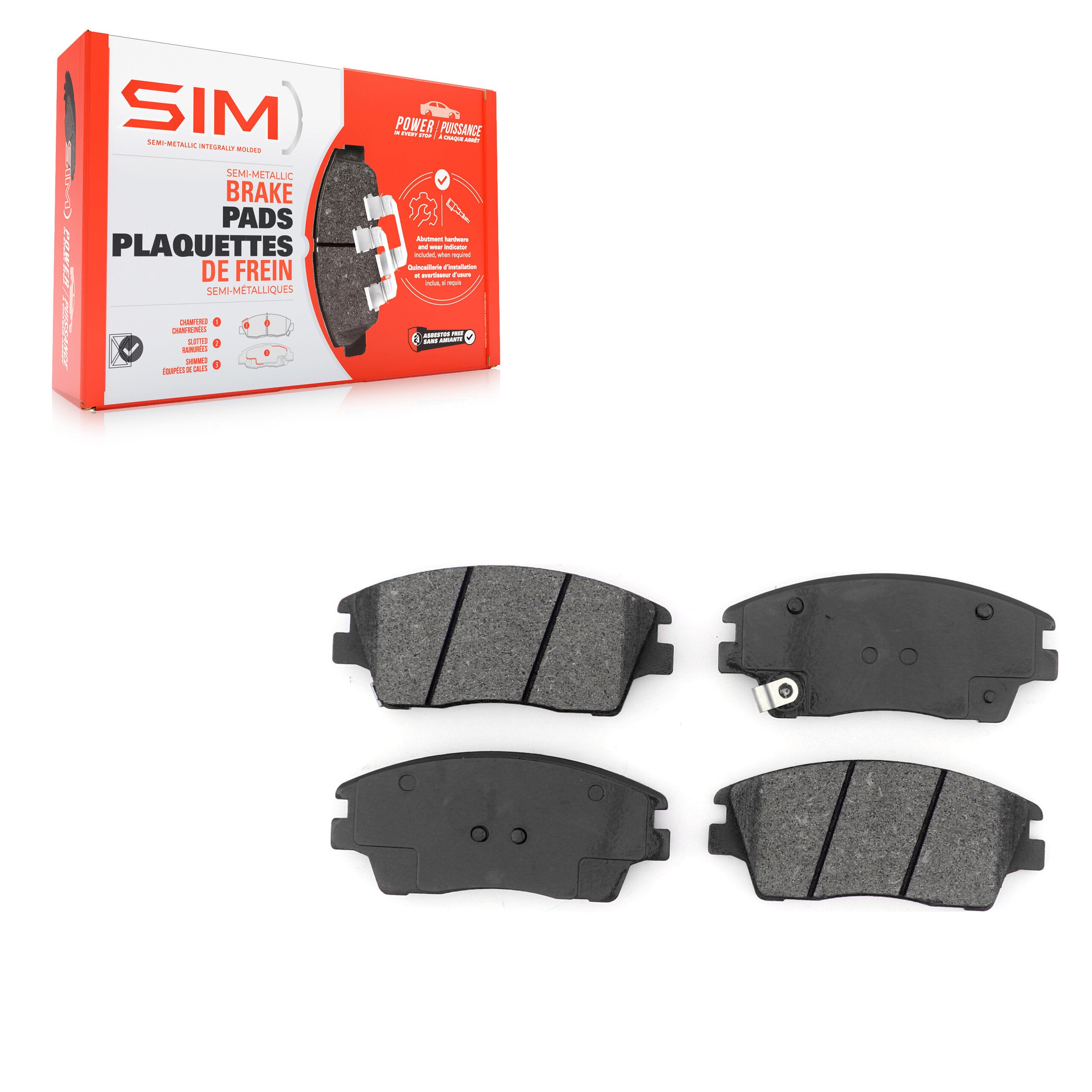 SIM SIM-1847 Disc Brake Pad for 2016-2022 Hyundai Tucson product image
