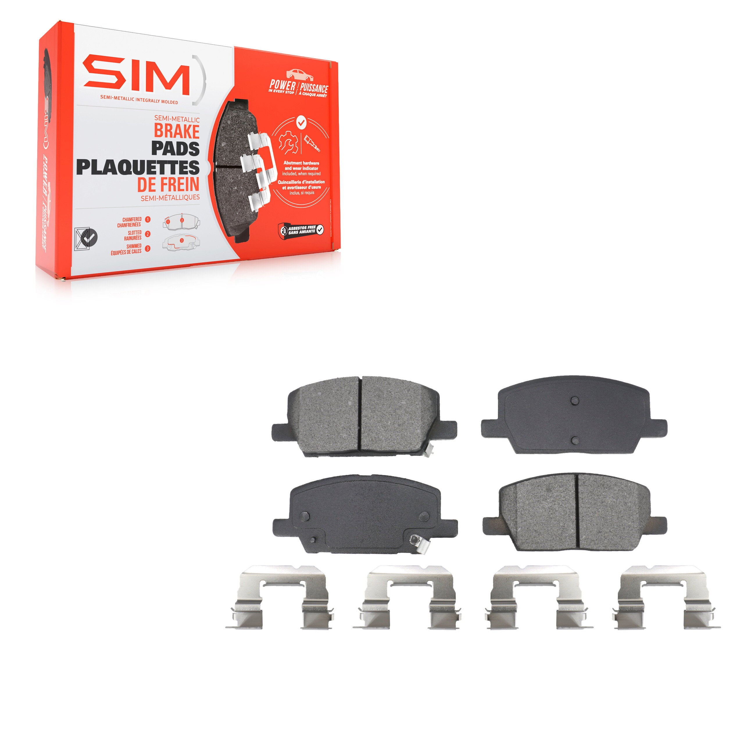 SIM SIM-2019 Disc Brake Pad for 2018-2022 Buick Encore product image