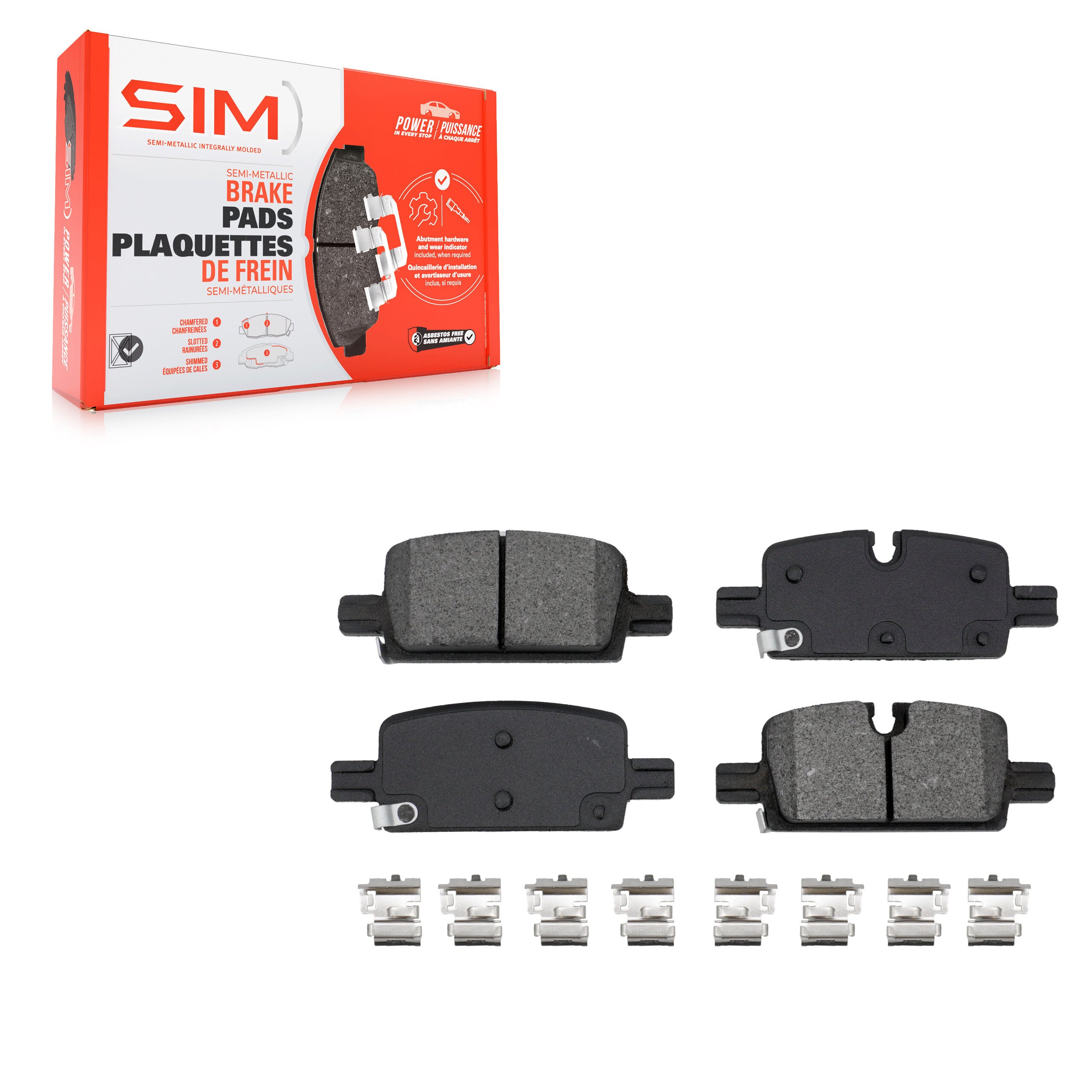 SIM SIM-2174 Disc Brake Pad for 2019-2024 Cadillac LYRIQ product image