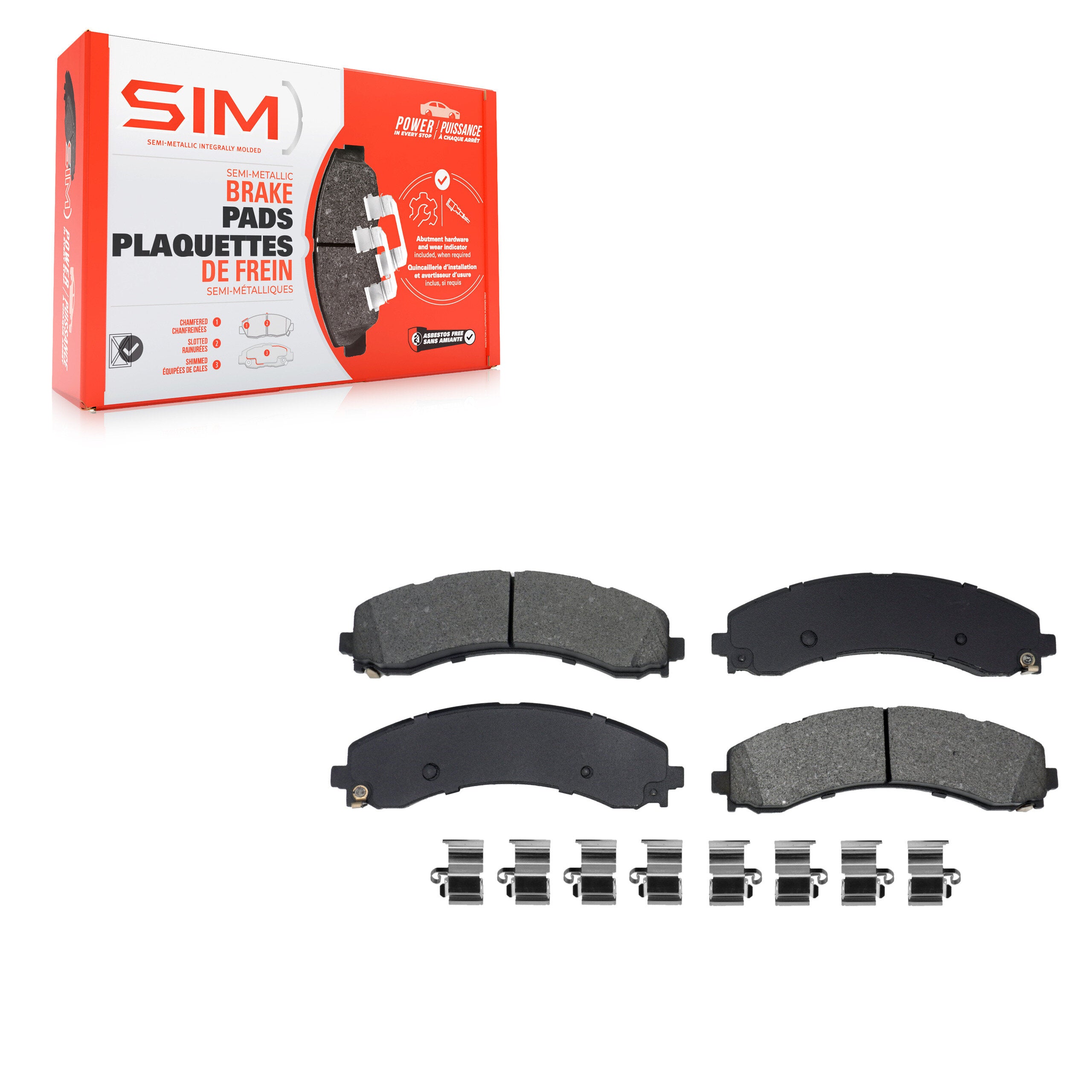 SIM SIM-2224 Disc Brake Pad for 2019-2022 Ram 3500 product image