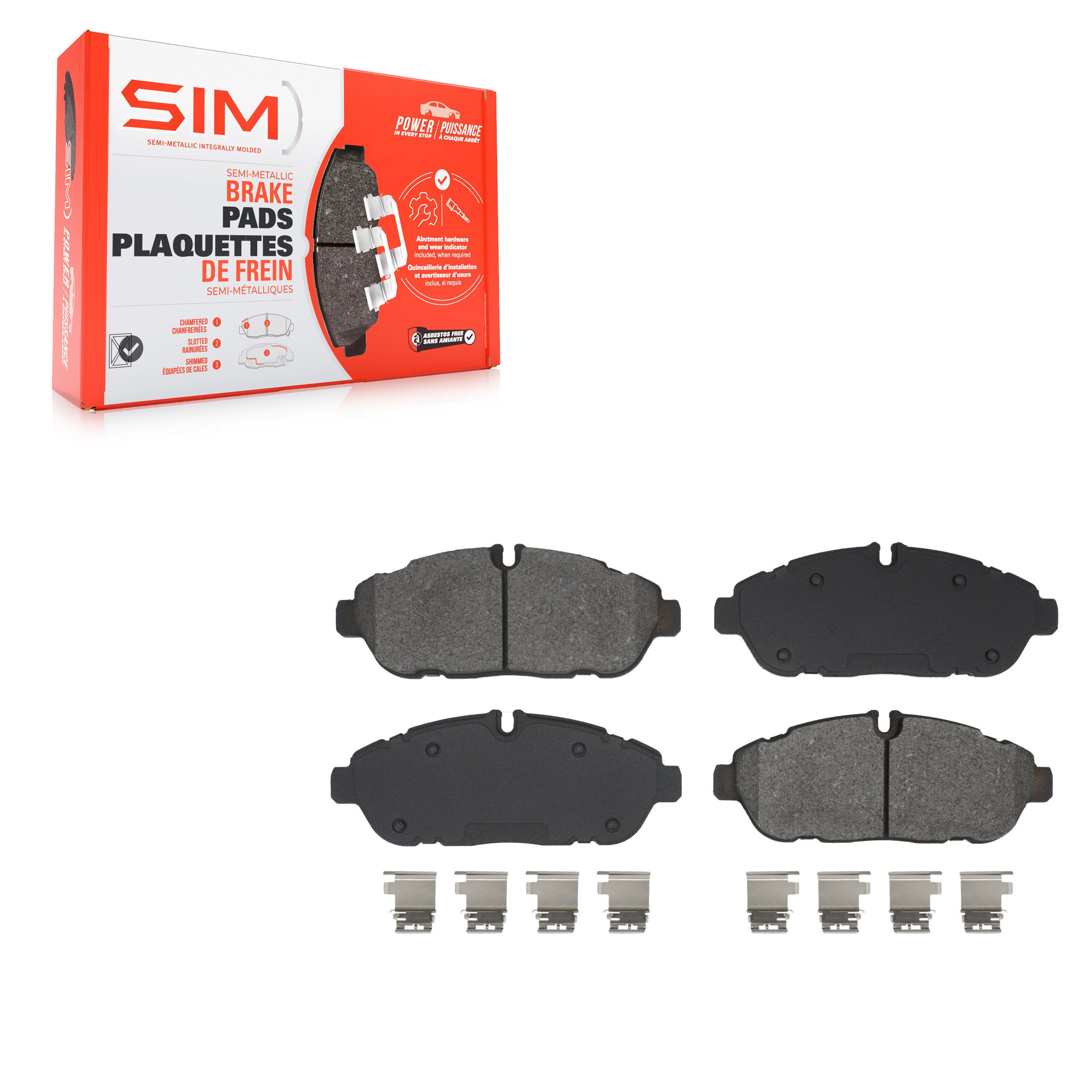 SIM SIM-2301 Disc Brake Pad for 2020-2023 Ford Transit-150 product image