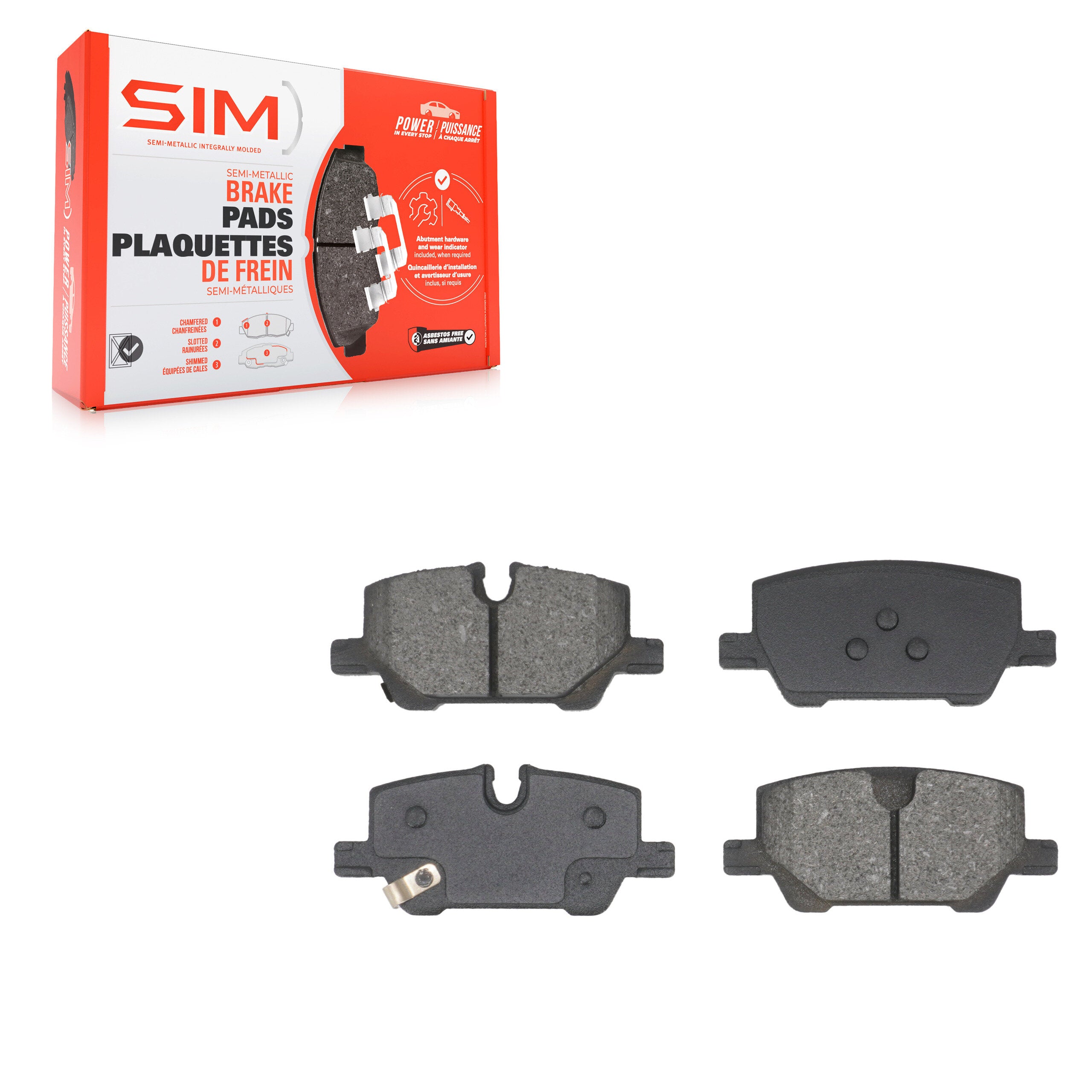 SIM SIM-2308 Disc Brake Pad for 2020-2025 Chevrolet Trailblazer product image