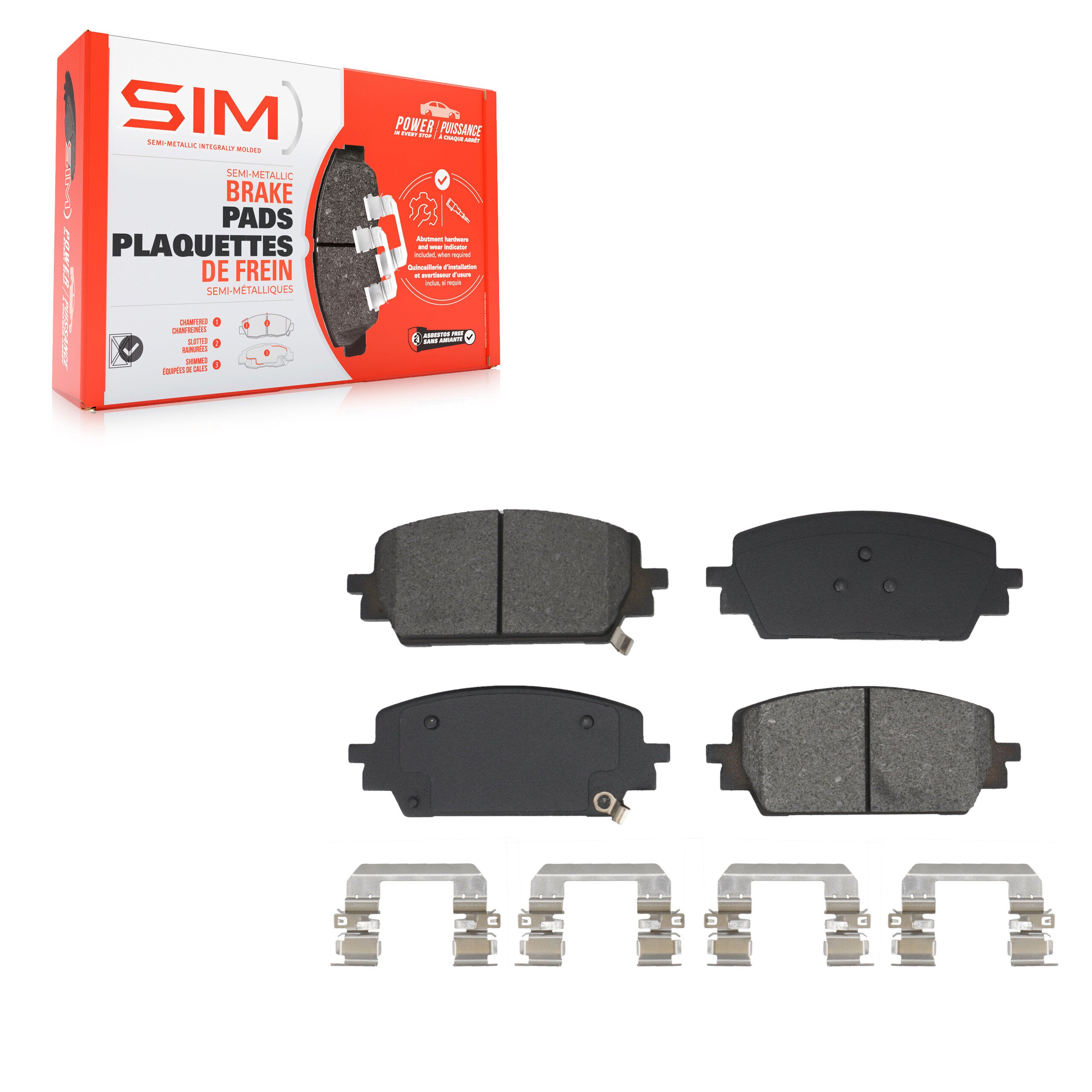 SIM SIM-2380 Disc Brake Pad for 2021-2025 Hyundai Santa Cruz product image