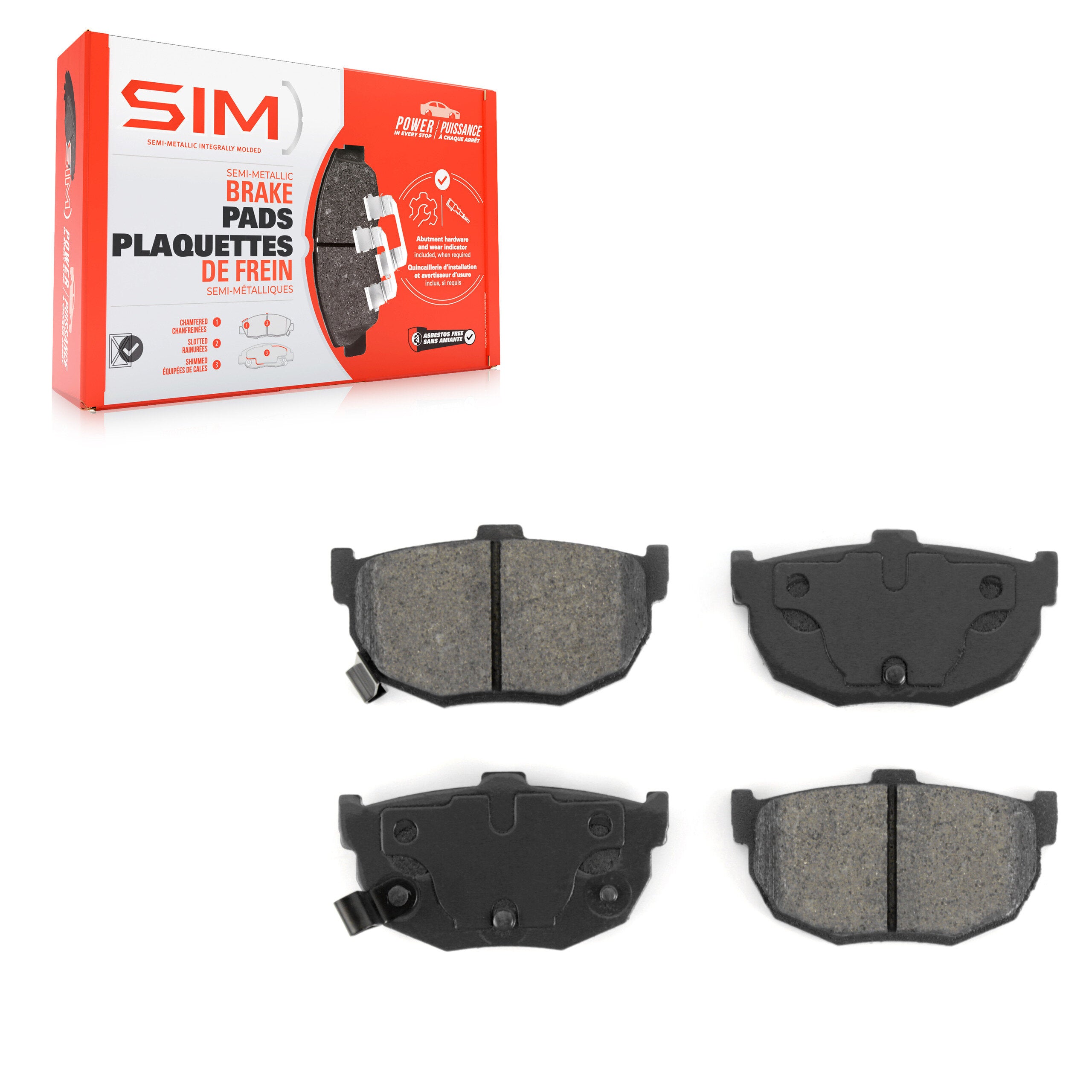 SIM SIM-323 Disc Brake Pad for 1985-2009 Kia Spectra product image