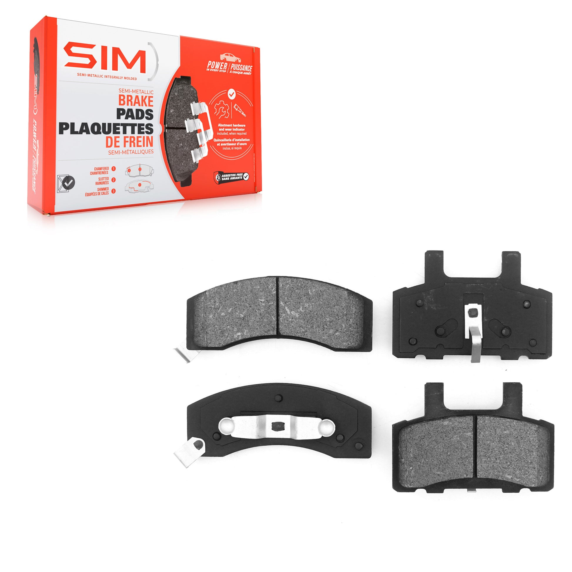 SIM SIM-370 Disc Brake Pad for 1988-2002 Chevrolet K3500 product image