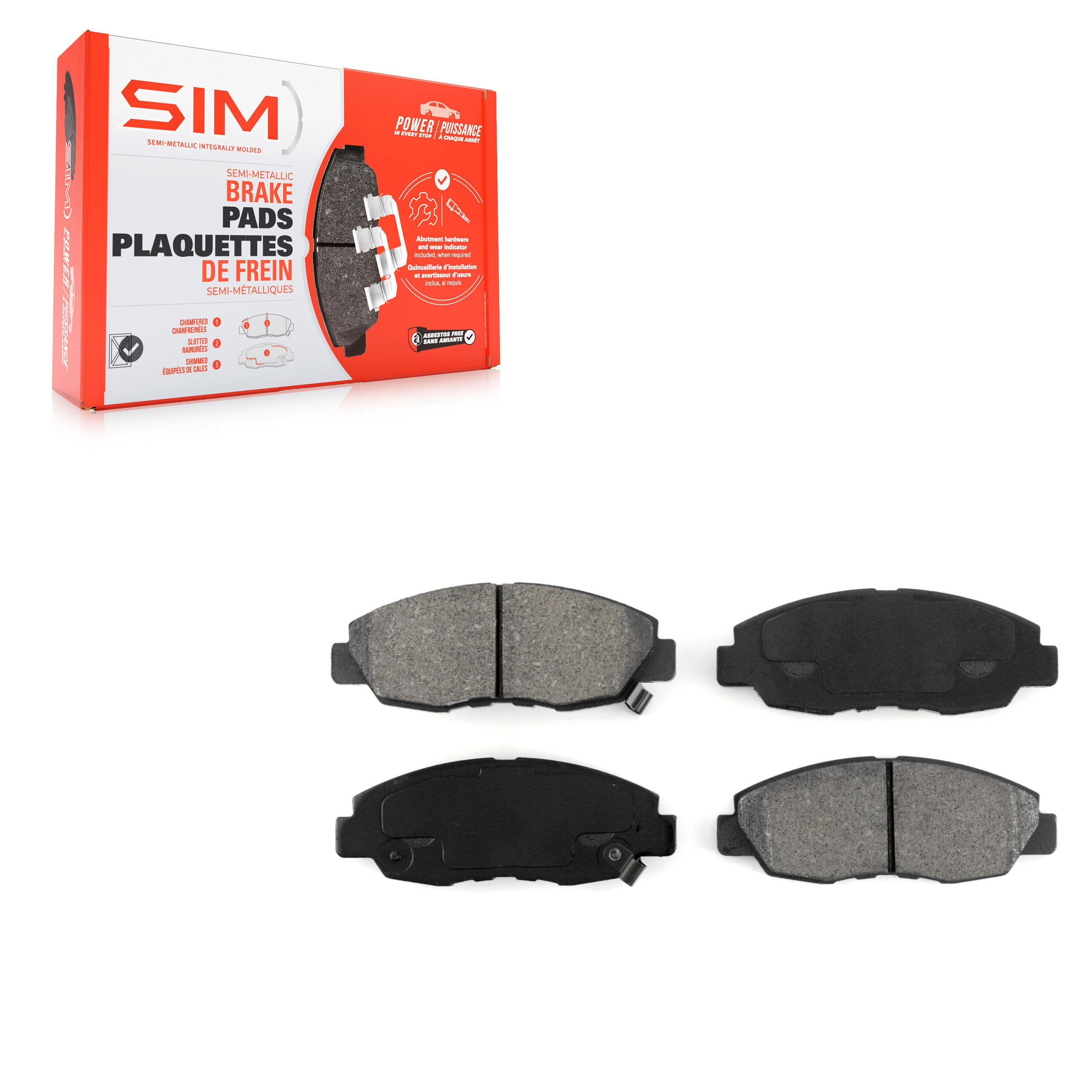 SIM SIM-465A Disc Brake Pad for 1996-2014 Honda Insight product image