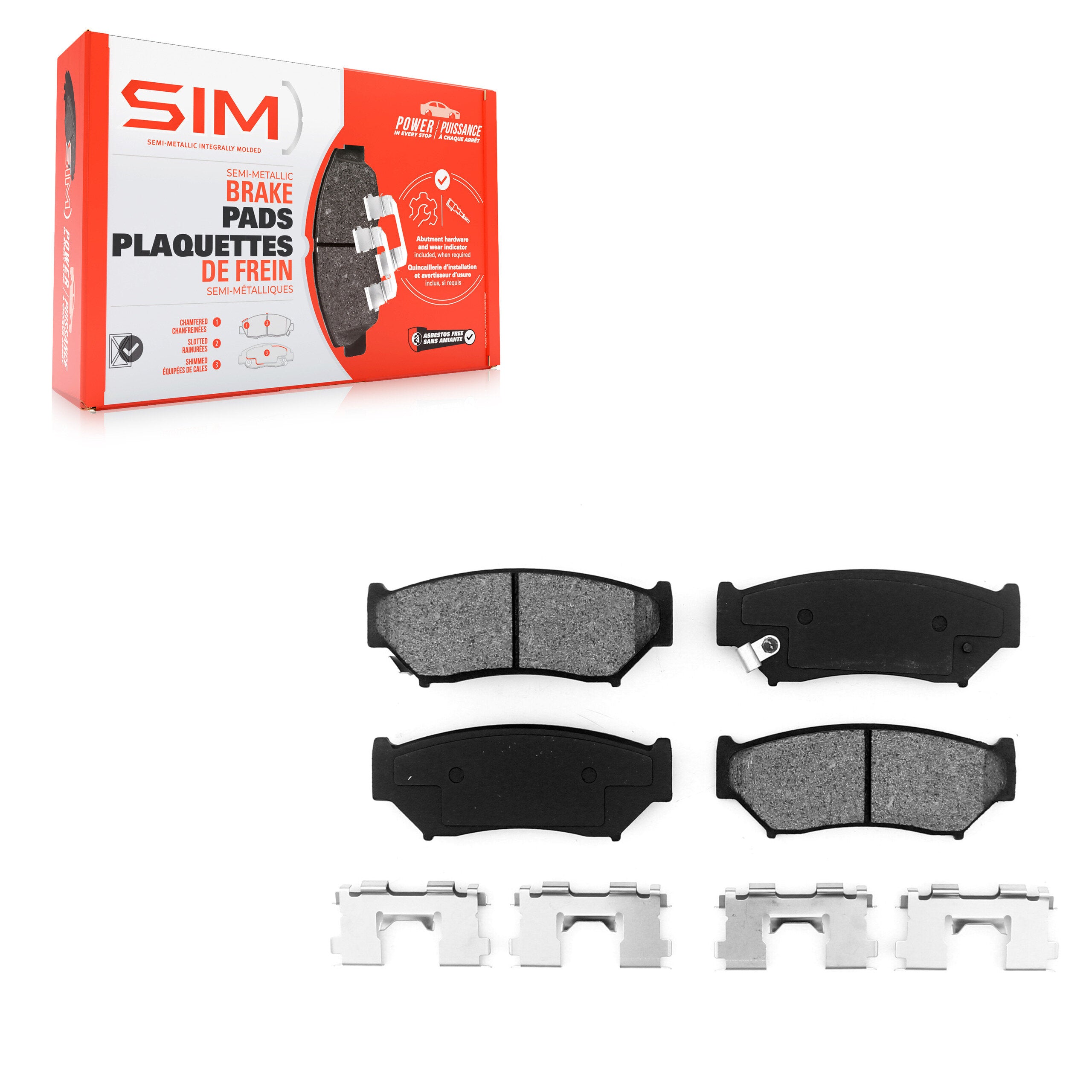 SIM SIM-556 Disc Brake Pad for 1991-2004 Chevrolet Tracker product image