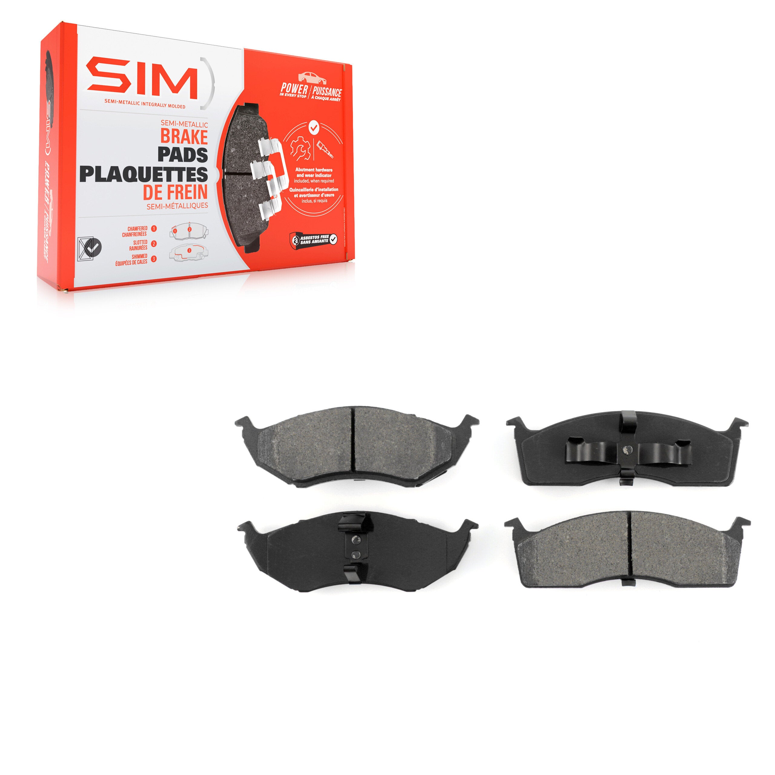 SIM SIM-591 Disc Brake Pad for 1993-2004 Chrysler Prowler product image