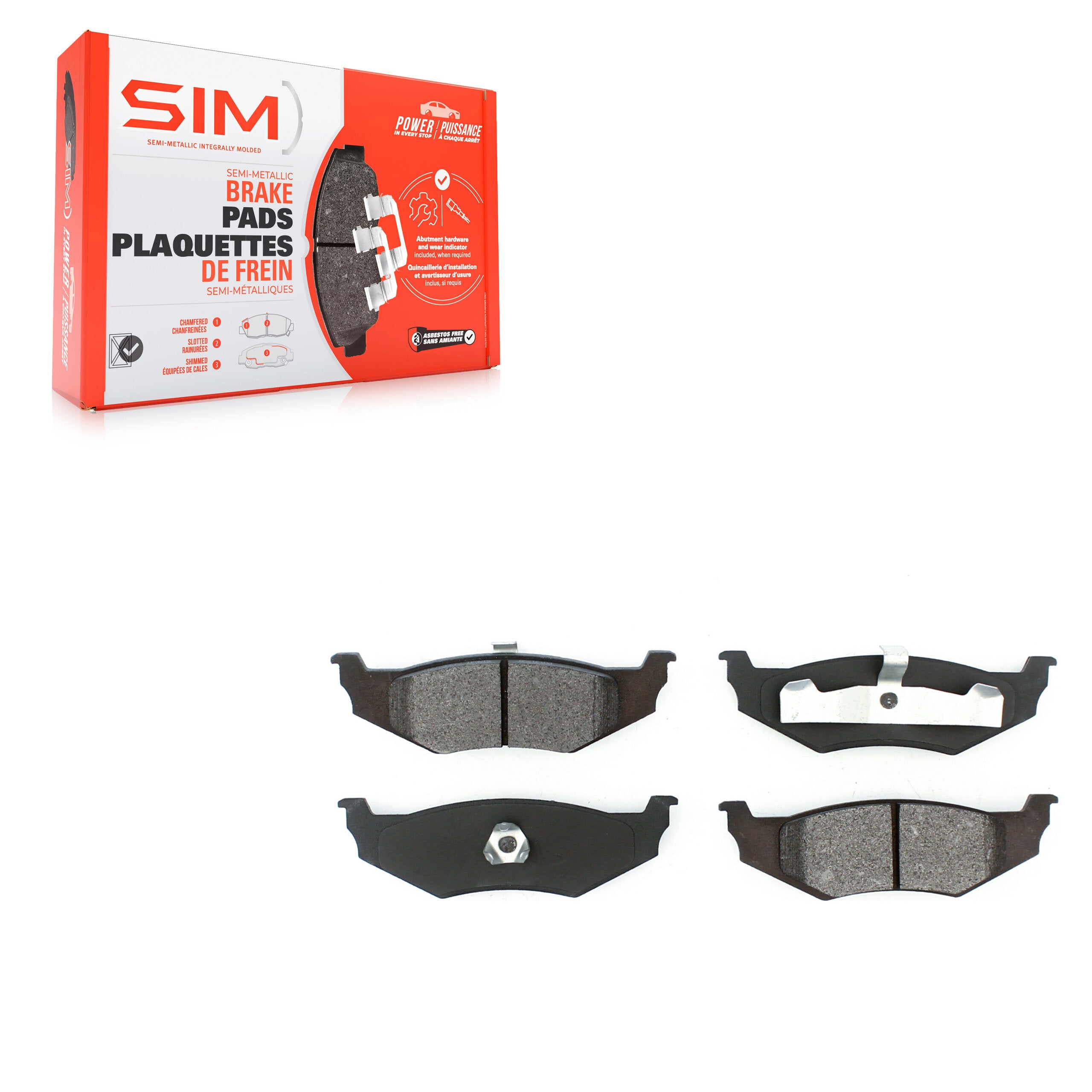 SIM SIM-641 Disc Brake Pad for 1995-2010 Chrysler Sebring product image