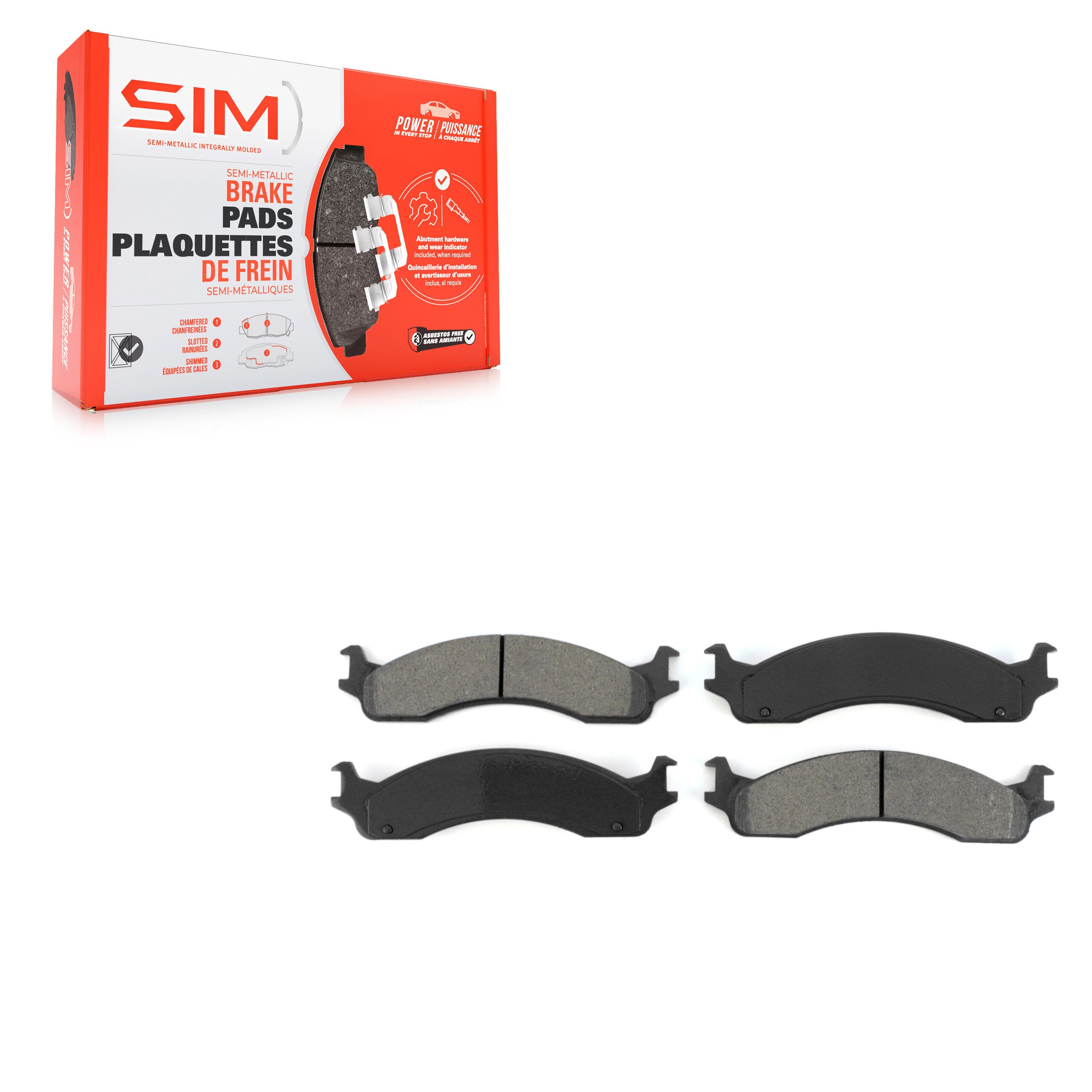 SIM SIM-655 Disc Brake Pad for 1995-2007 Ford E-150 product image
