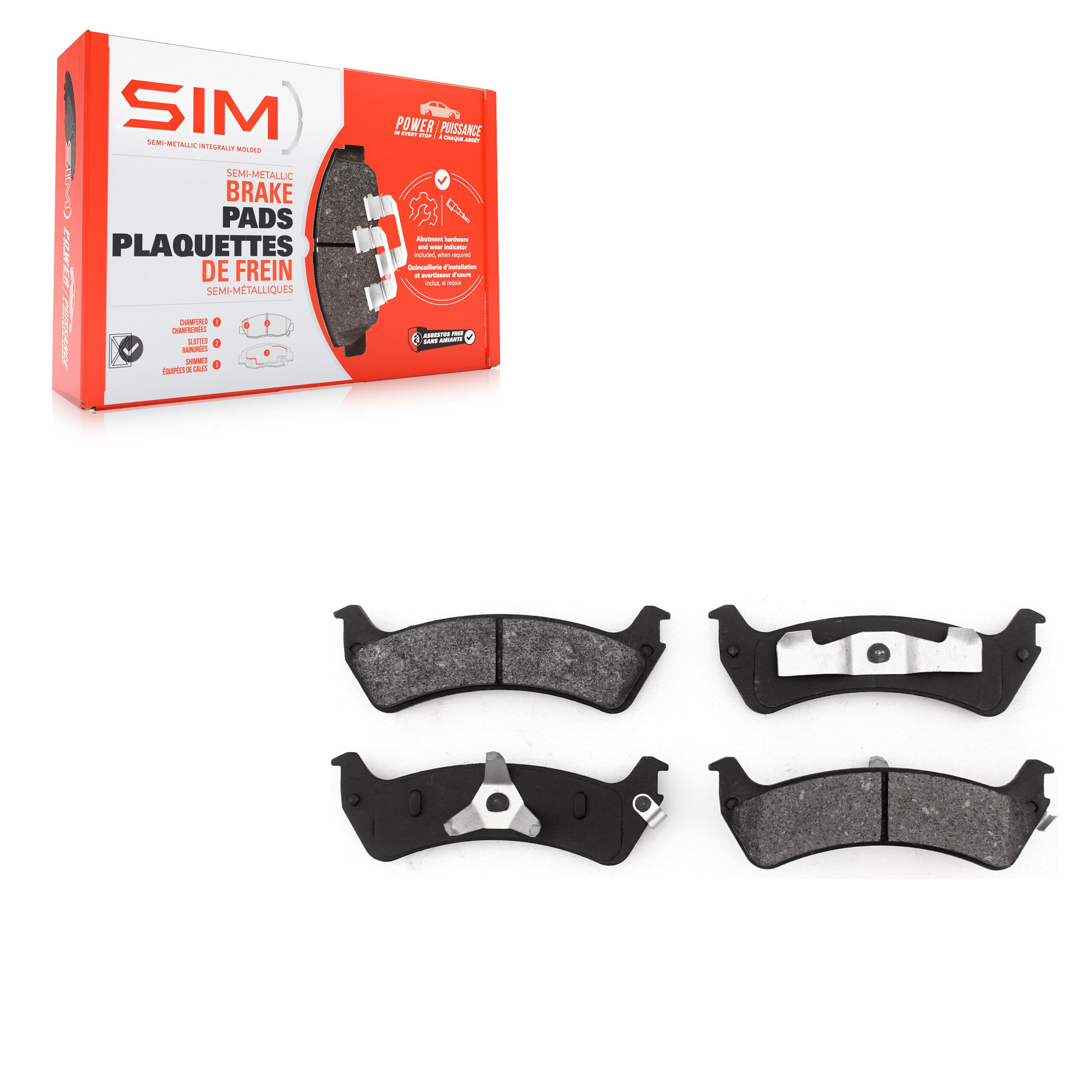 SIM SIM-667 Disc Brake Pad for 1995-2002 Ford Explorer product image