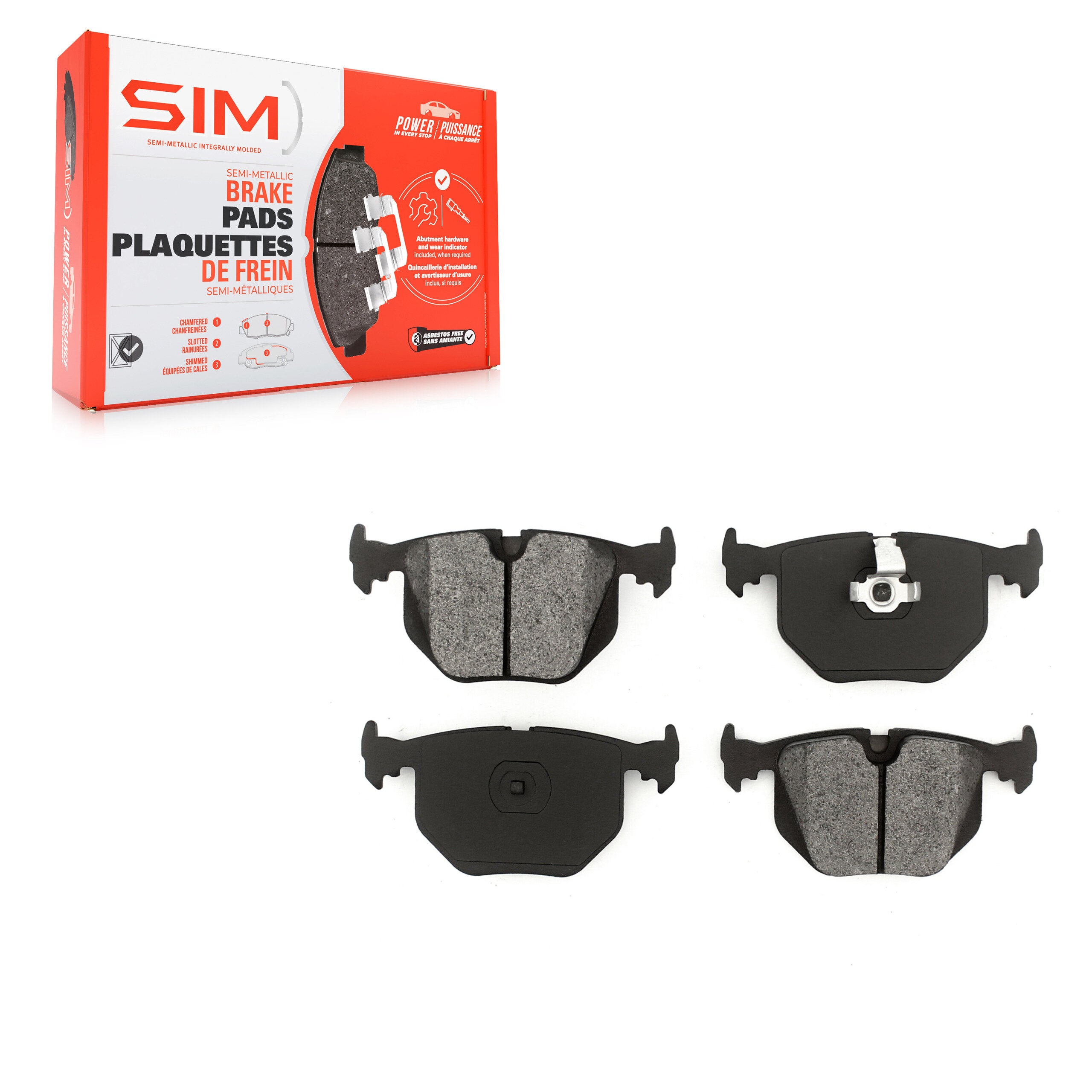 SIM SIM-683 Disc Brake Pad for 1991-2010 BMW Z4 product image