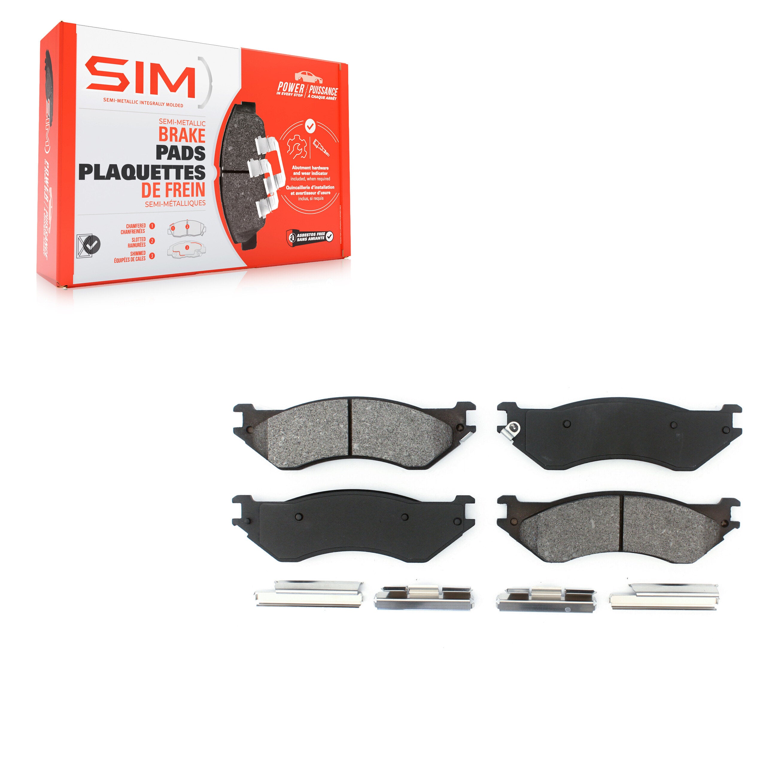 SIM SIM-702 Disc Brake Pad for 1997-2004 Ford F-150 Heritage product image