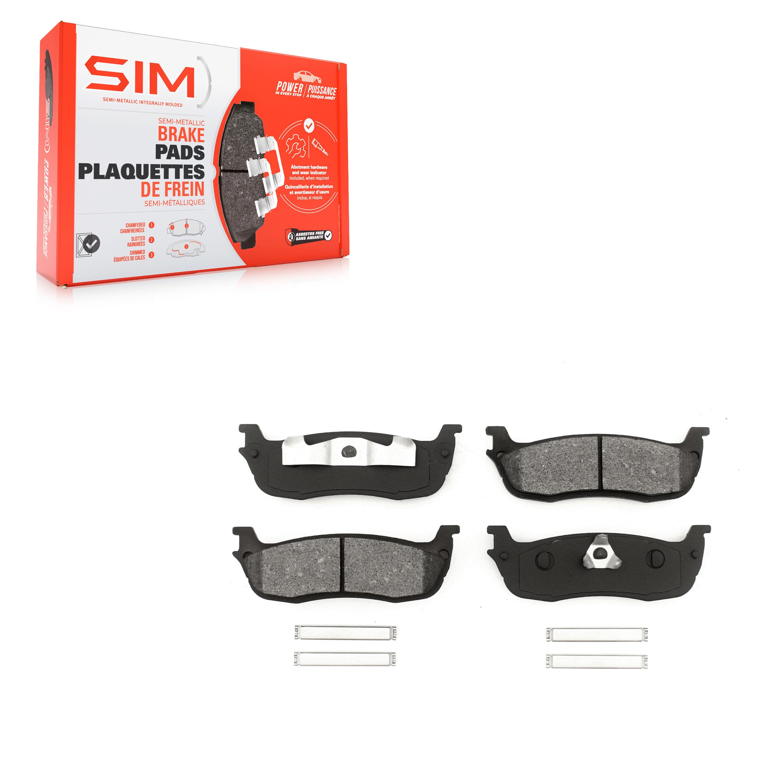 SIM SIM-711 Disc Brake Pad for 1996-2010 Ford F-150 Heritage product image