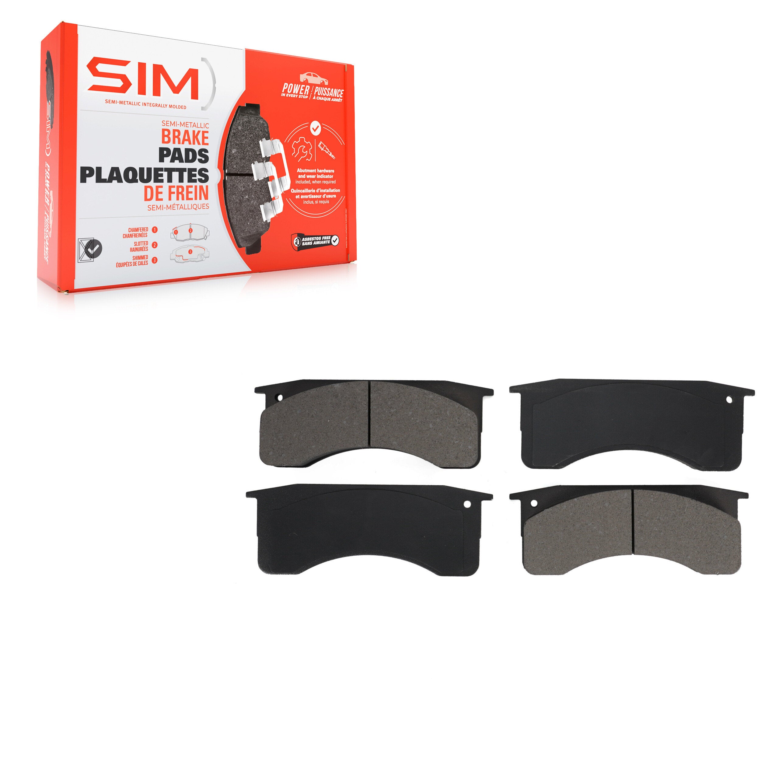SIM SIM-769 Disc Brake Pad for 1990-2023 Ford F-650 product image