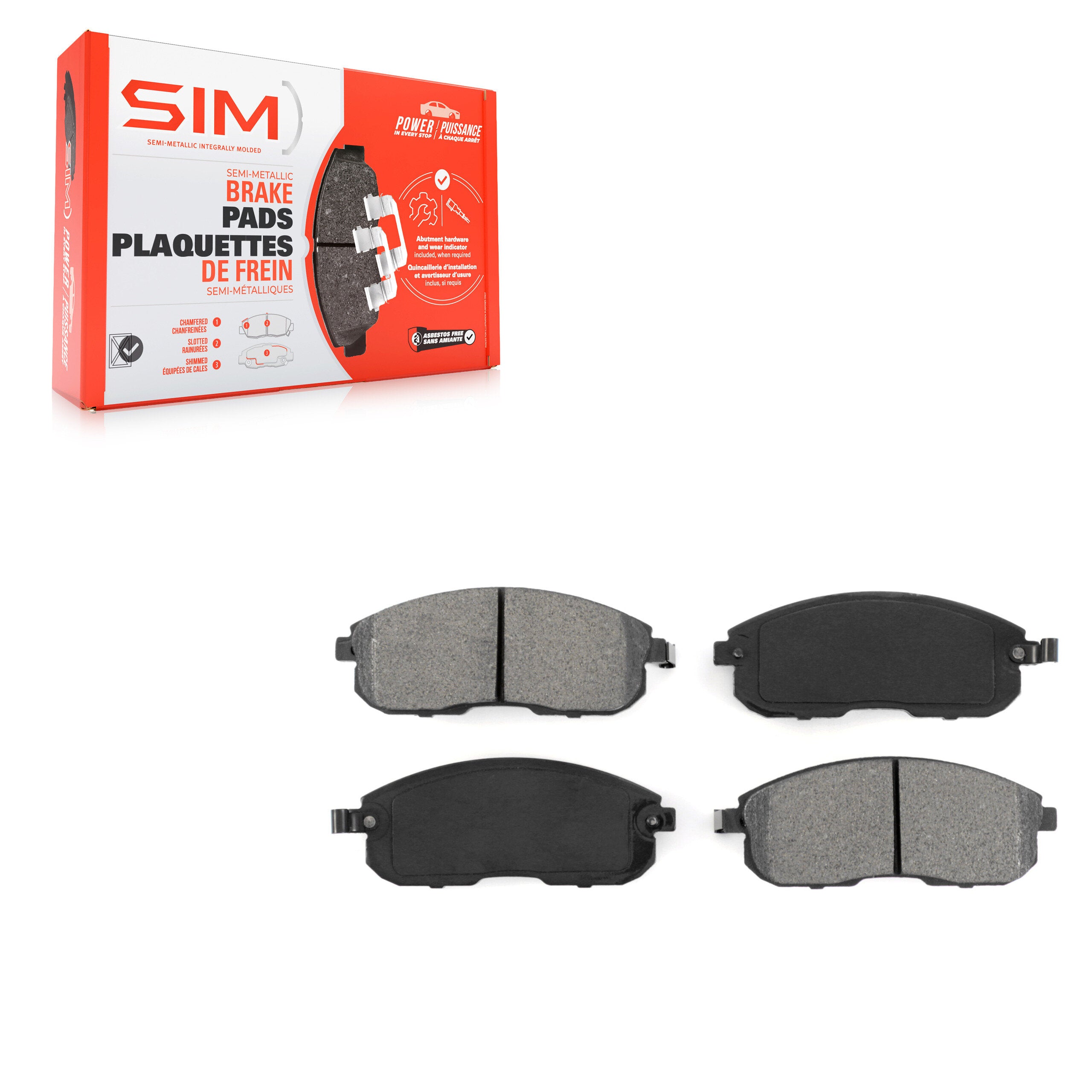SIM SIM-815 Disc Brake Pad for 2000-2019 Nissan Juke product image
