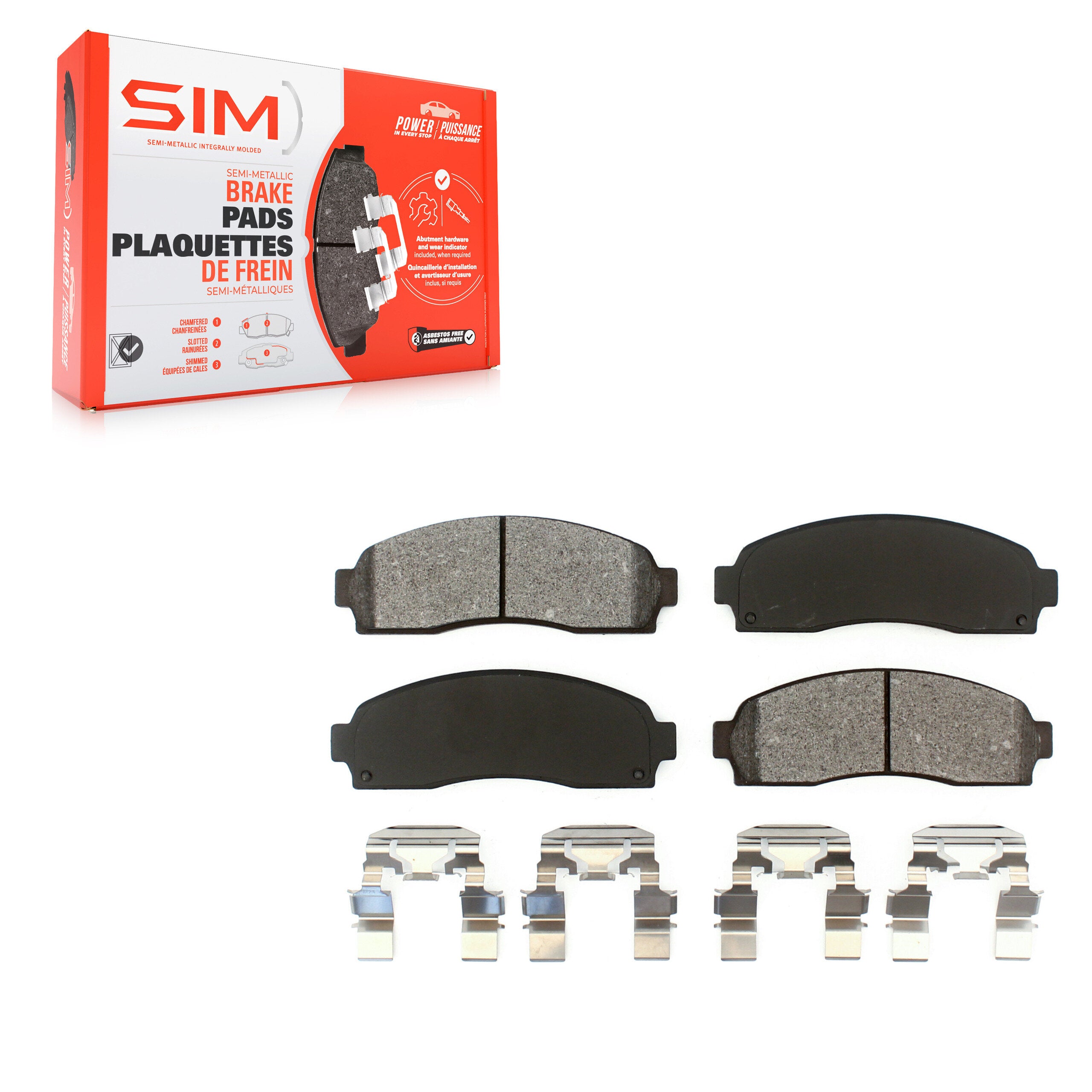 SIM SIM-833 Disc Brake Pad for 2001-2011 Pontiac Torrent product image