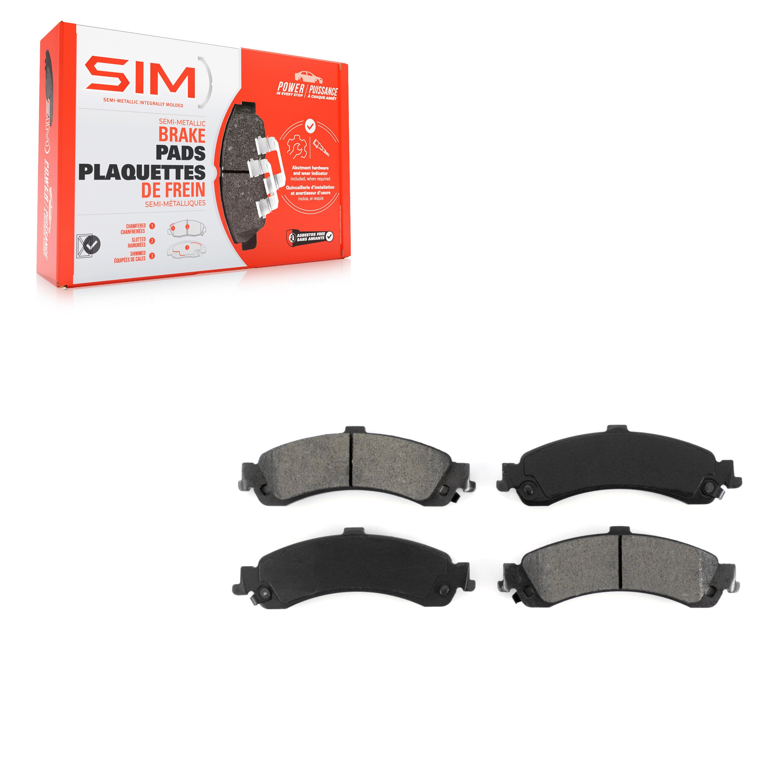 SIM SIM-834 Disc Brake Pad for 2000-2006 Cadillac Escalade product image