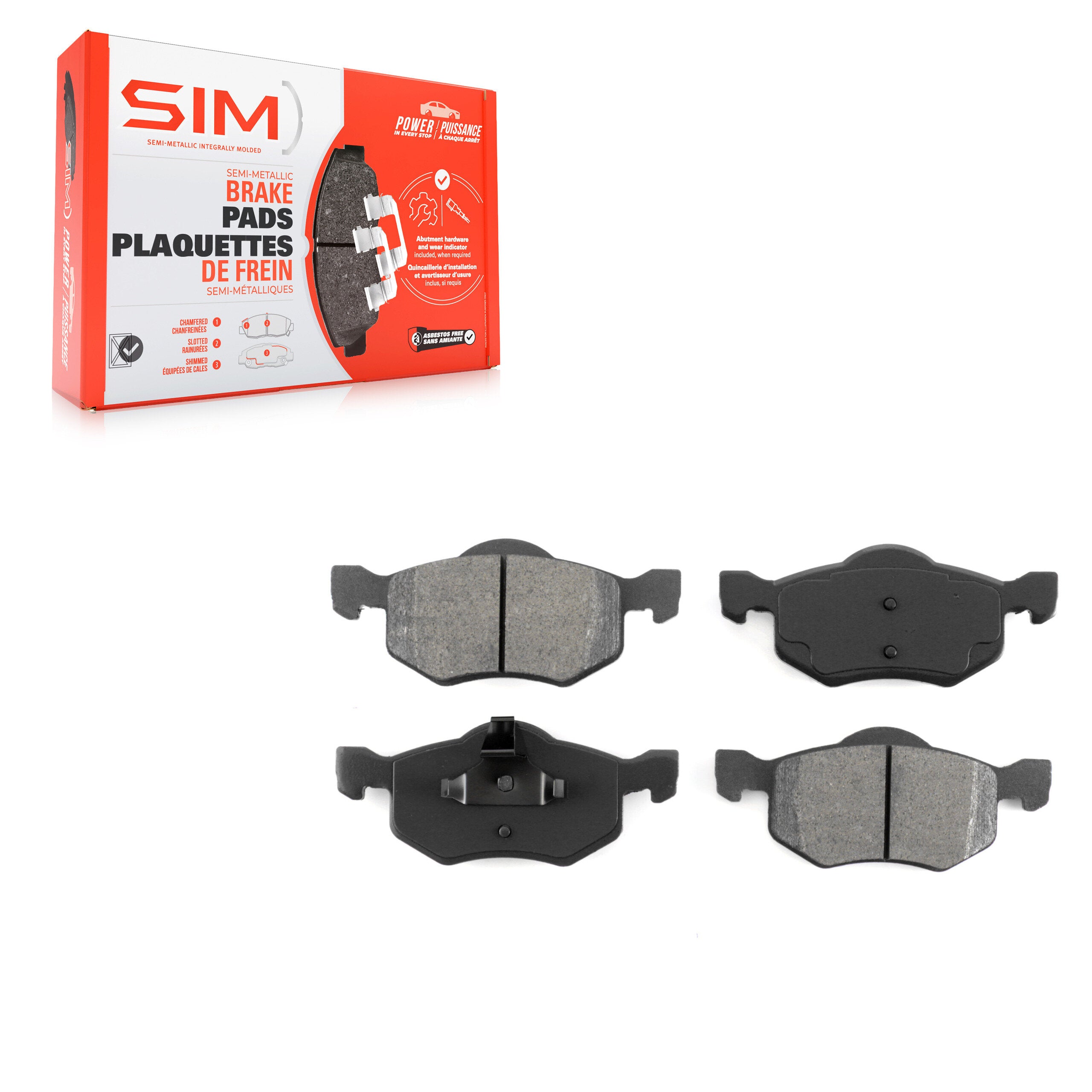 SIM SIM-843 Disc Brake Pad for 2001-2007 Ford Escape product image
