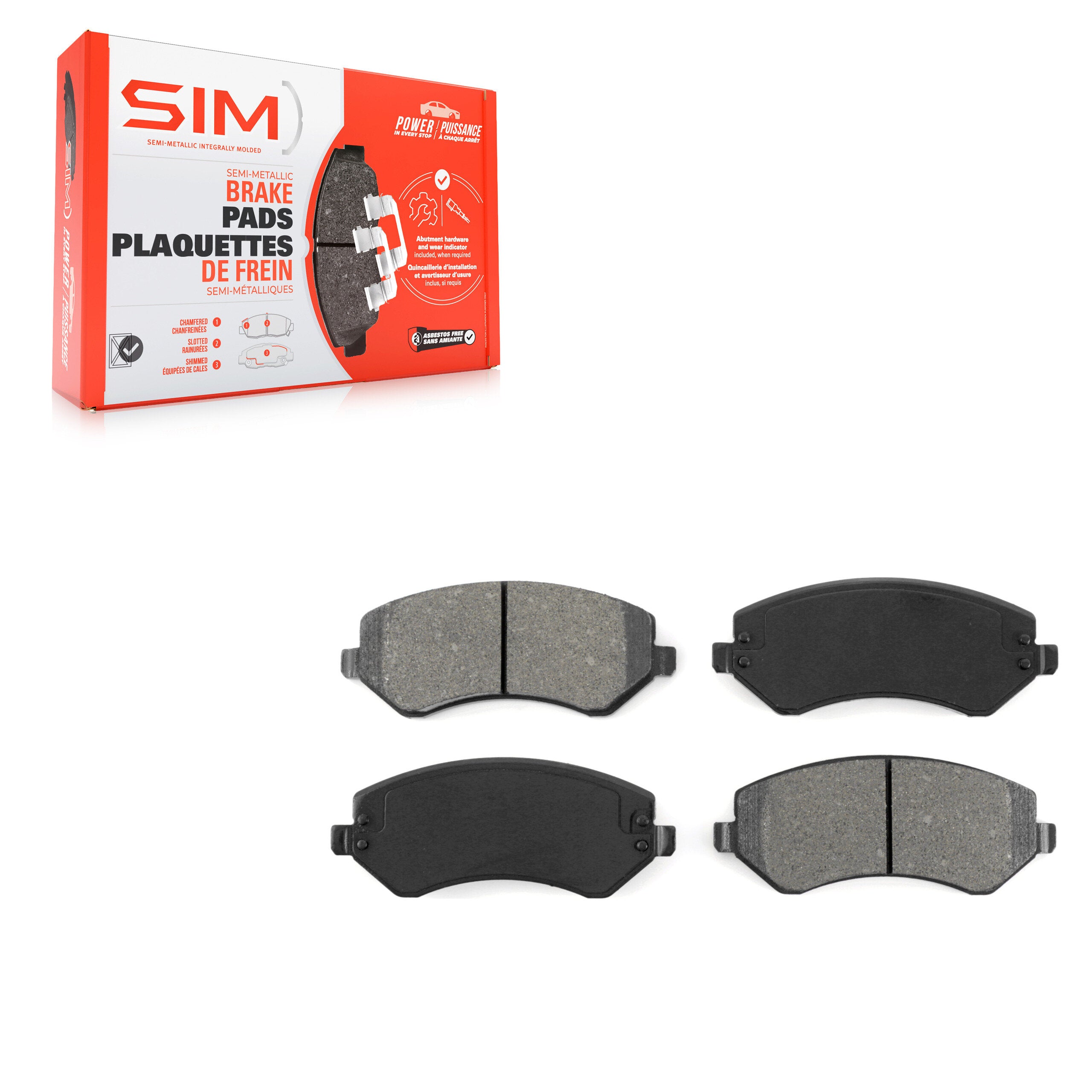 SIM SIM-856 Disc Brake Pad for 2001-2007 Dodge Caravan product image