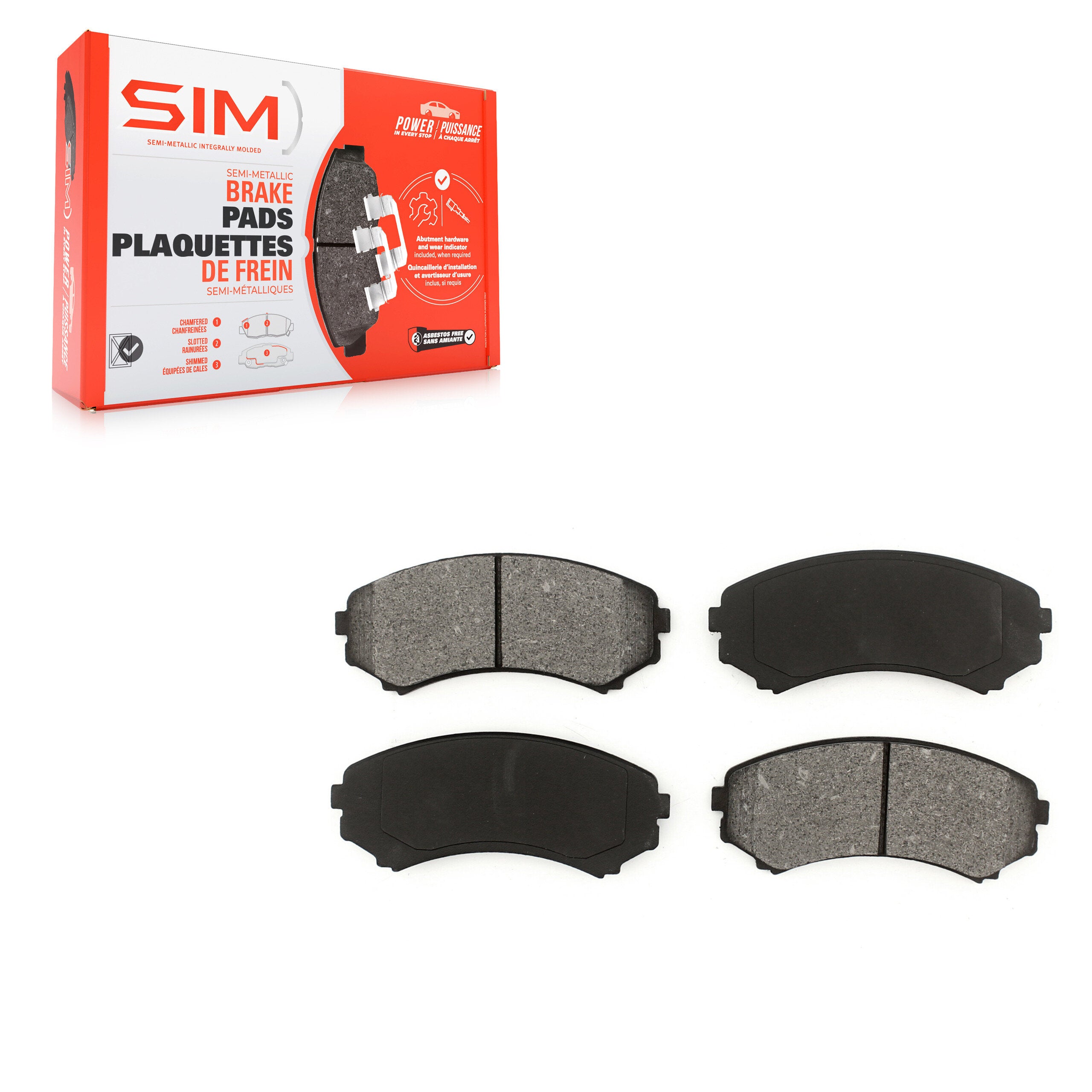 SIM SIM-867 Disc Brake Pad for 2001-2011 Mitsubishi Endeavor product image